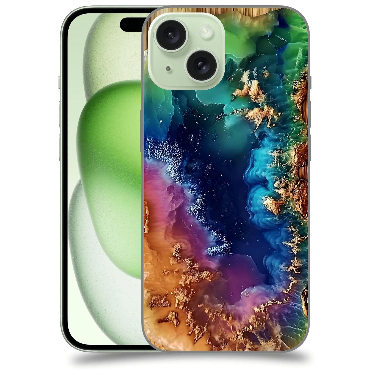 ACOVER Kryt na mobil Apple iPhone 15 - Krystalická energie