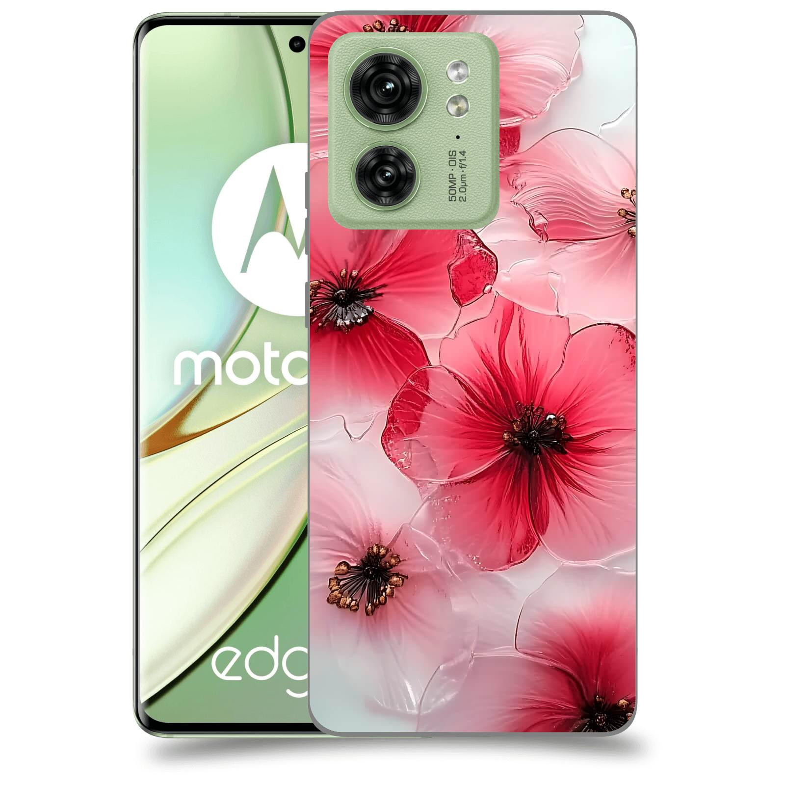 ACOVER Kryt na mobil Motorola EDGE 40 5G - Křehká elegance