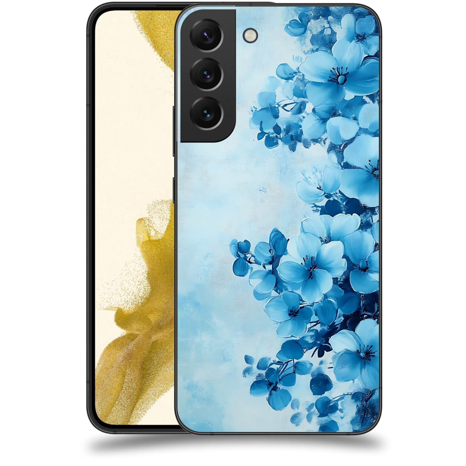 ACOVER Kryt na mobil Samsung Galaxy S22+ 5G - Květinová malba