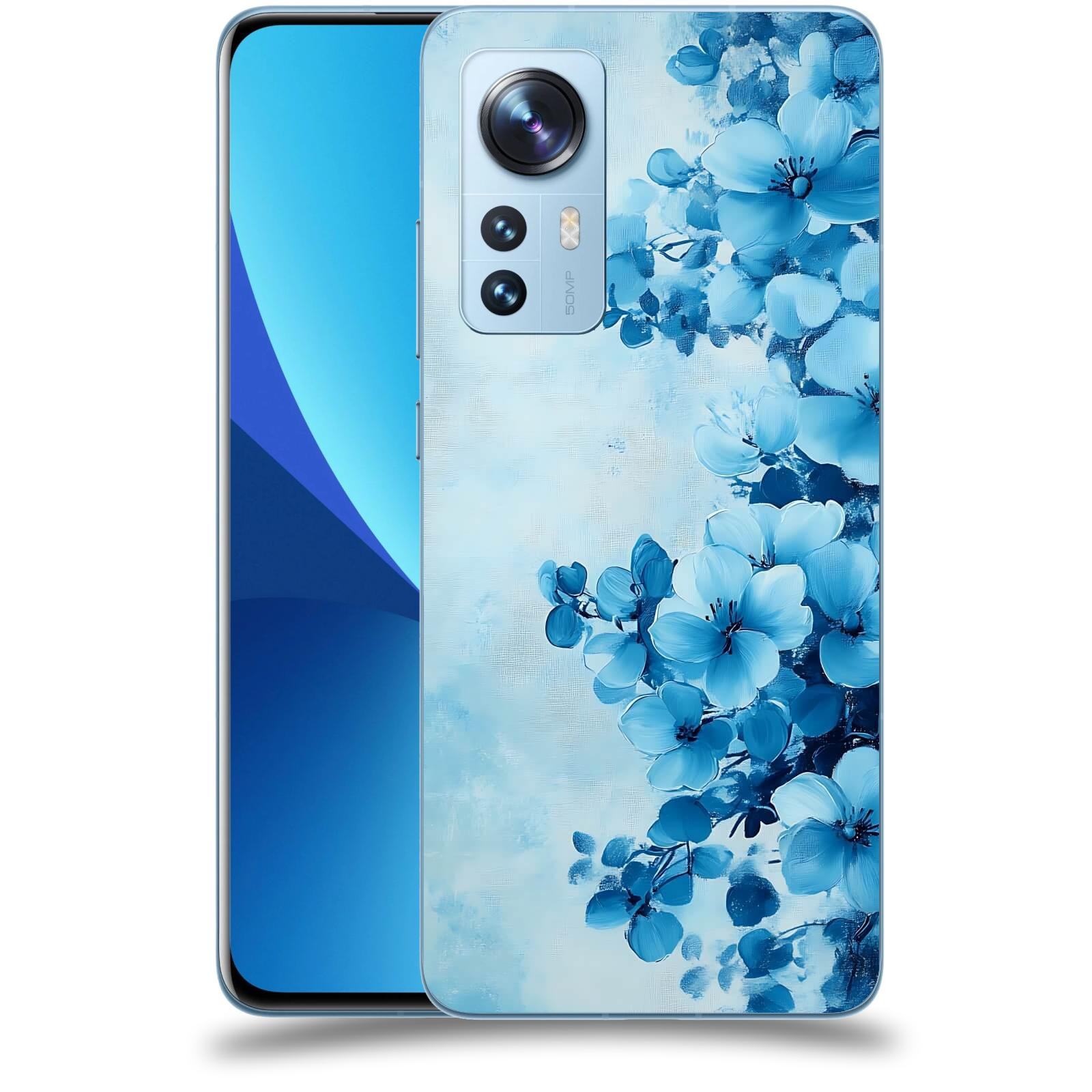 ACOVER Kryt na mobil Xiaomi 12 - Květinová malba