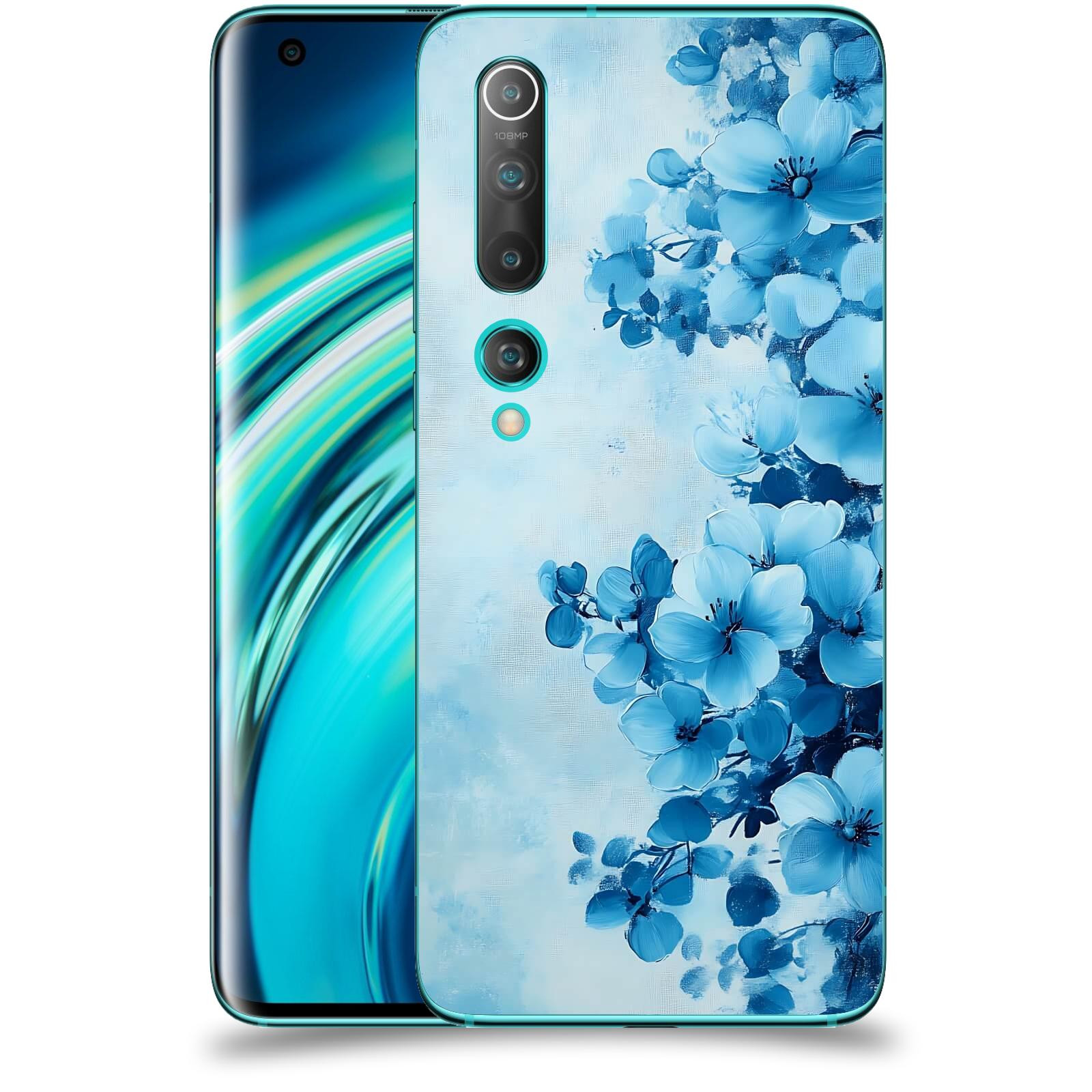 ACOVER Kryt na mobil Xiaomi Mi 10 - Květinová malba