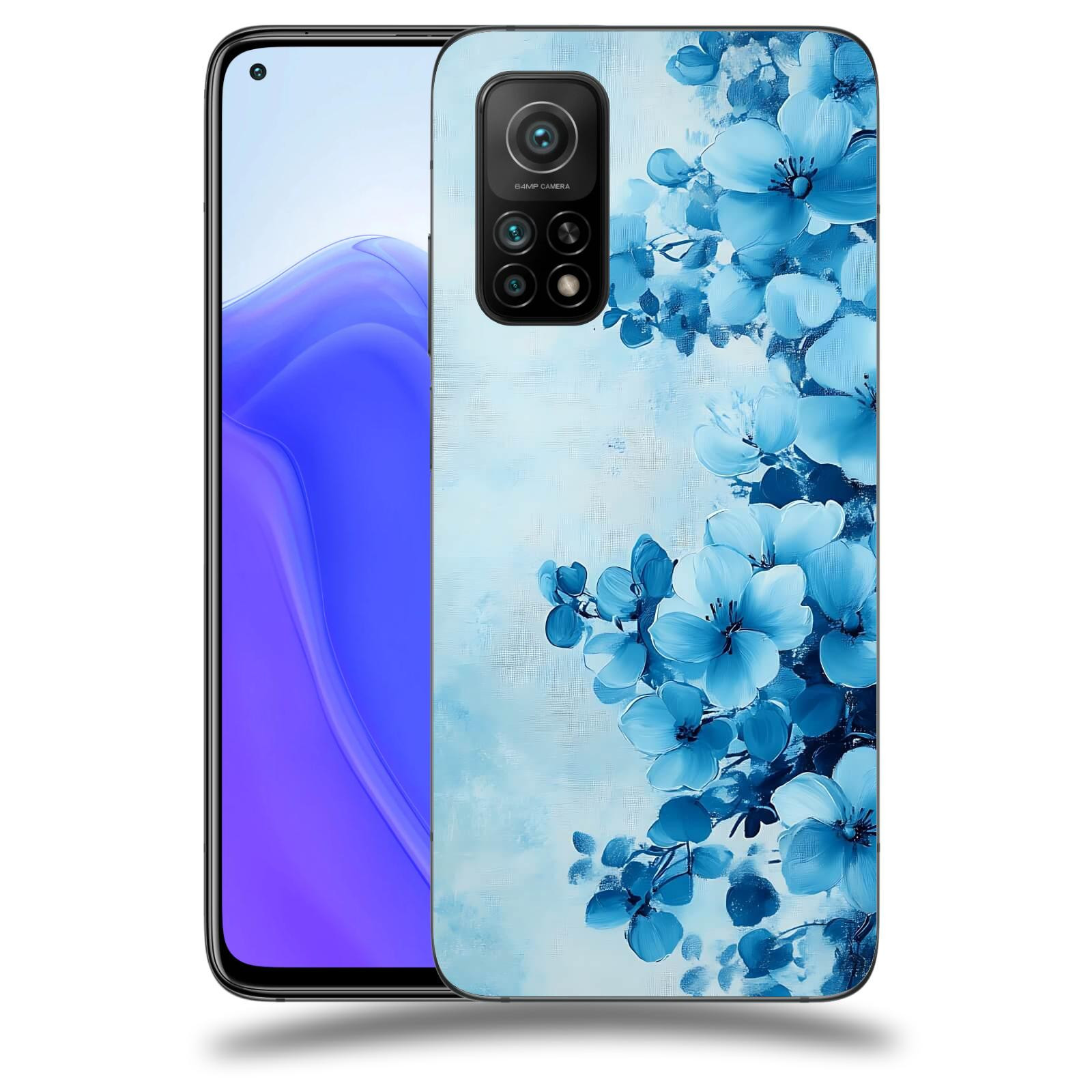 ACOVER Kryt na mobil Xiaomi Mi 10T - Květinová malba