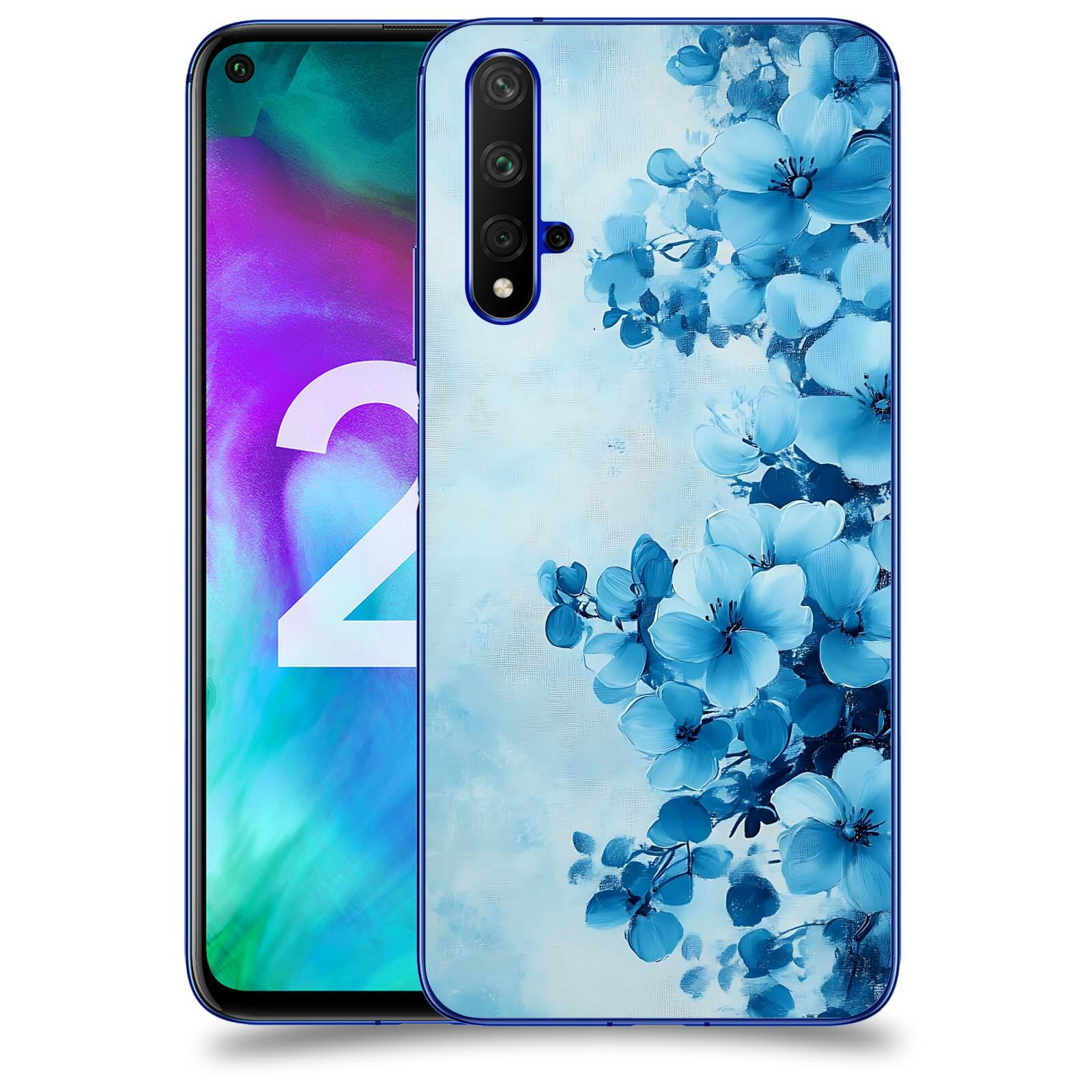 ACOVER Kryt na mobil Honor 20 - Květinová malba