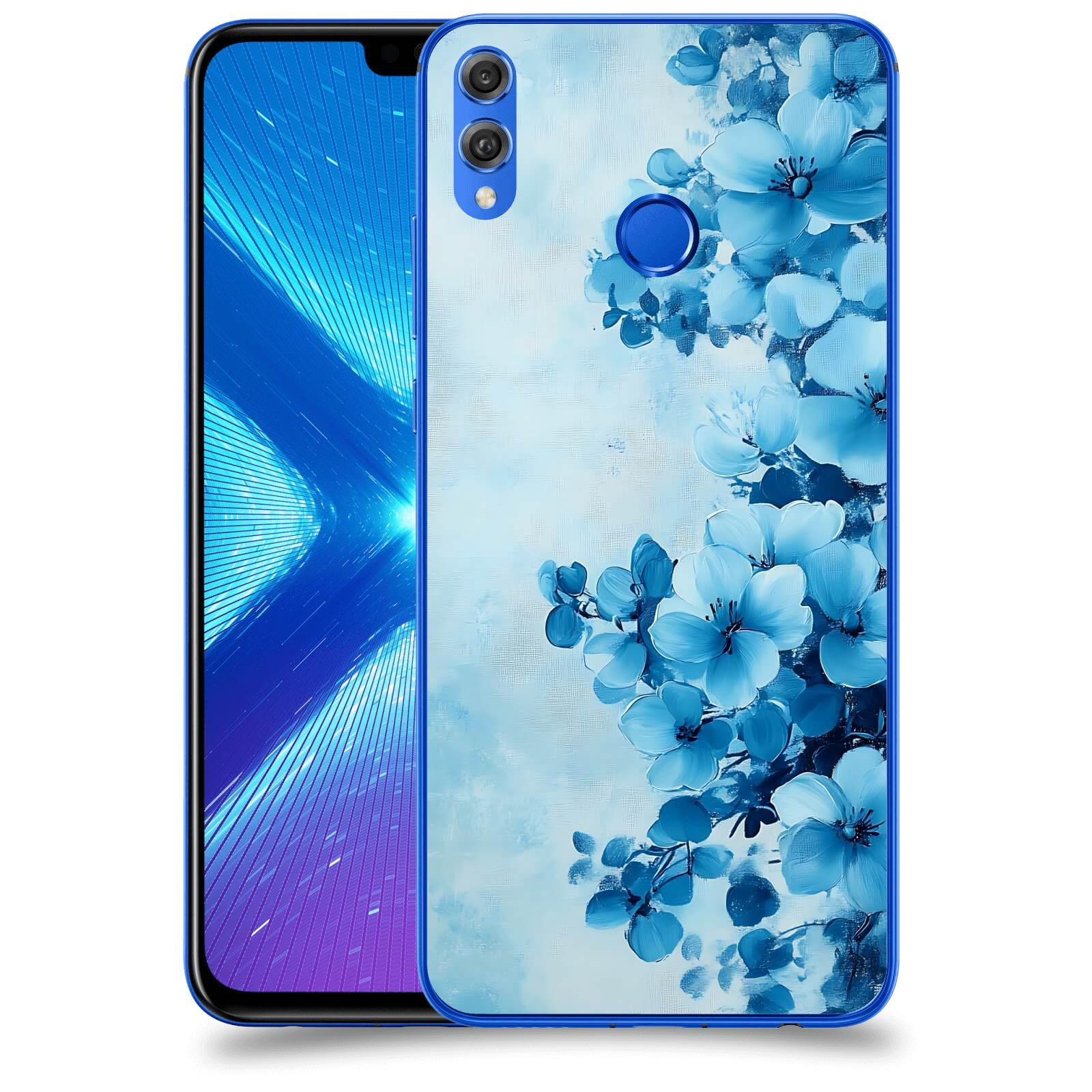 ACOVER Kryt na mobil Honor 8X - Květinová malba