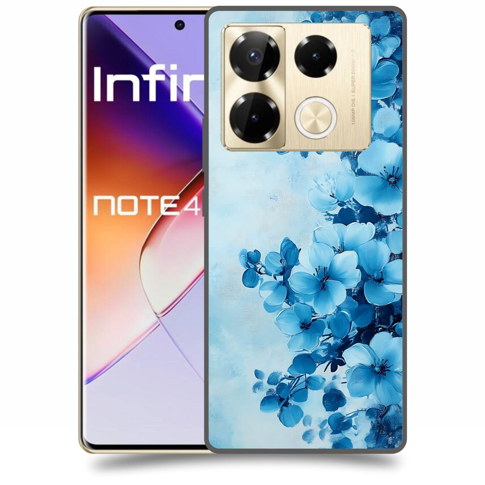 ACOVER Kryt na mobil Infinix Note 40 PRO - Květinová malba