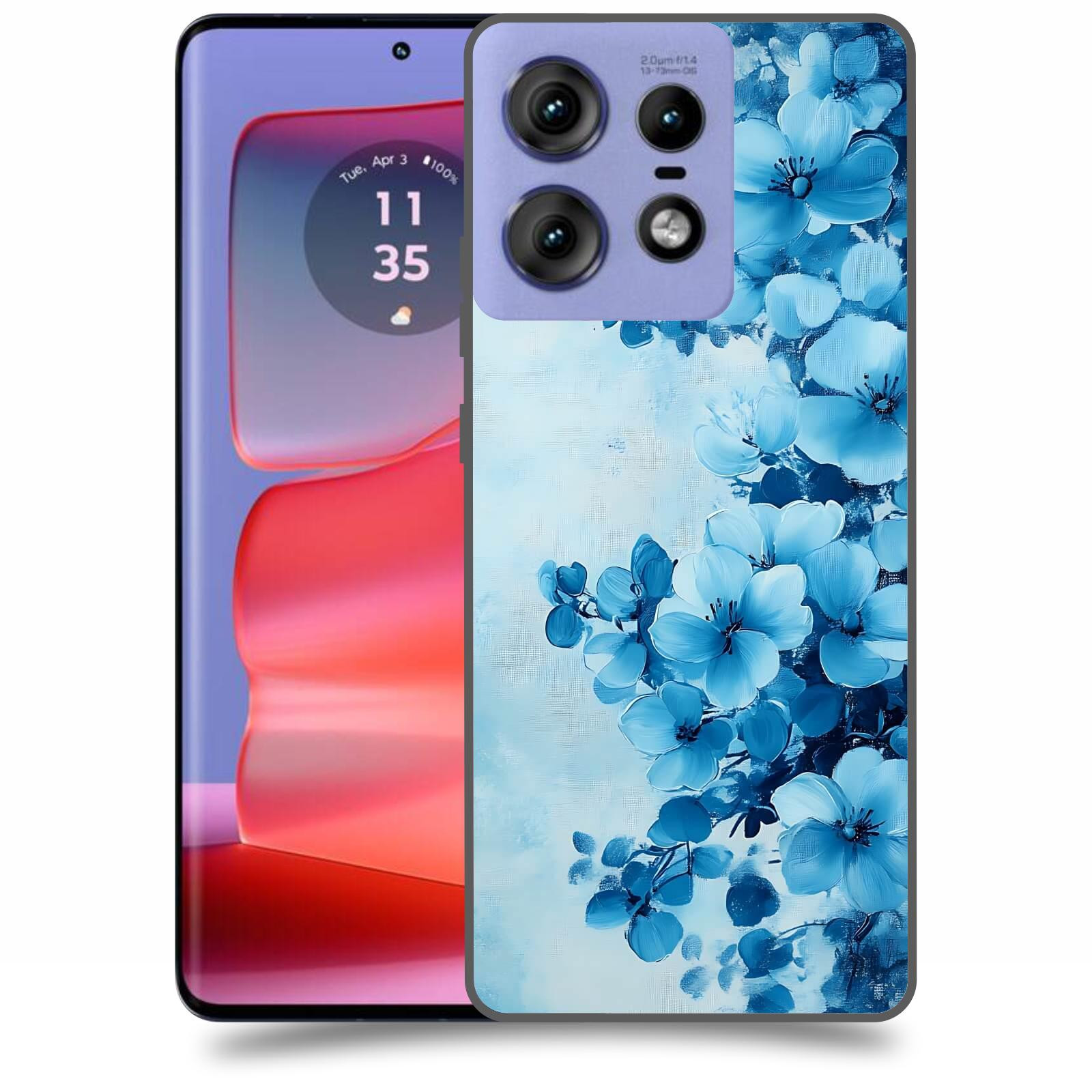 ACOVER Kryt na mobil Motorola Edge 50 Pro - Květinová malba