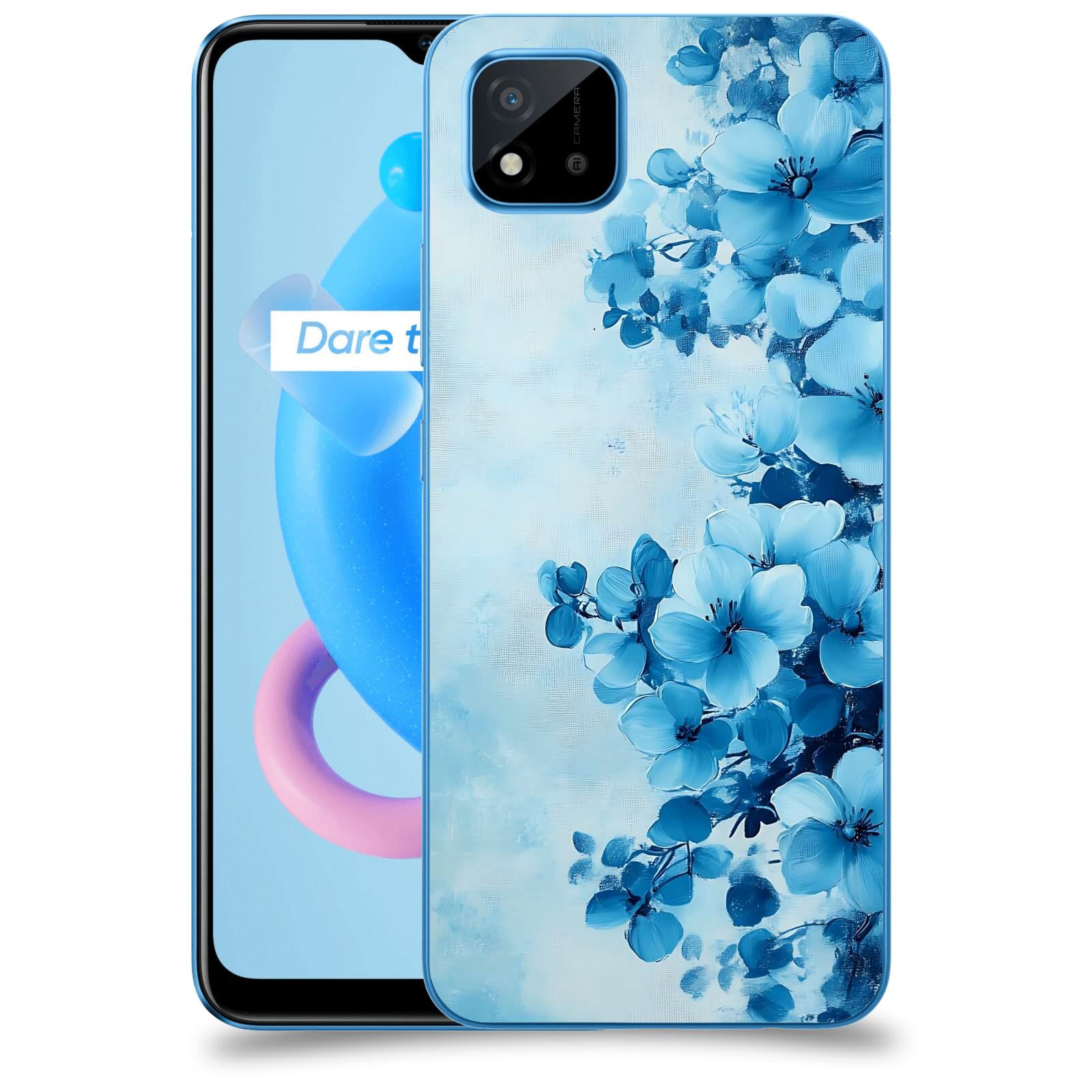ACOVER Kryt na mobil Realme C11 (2021) - Květinová malba