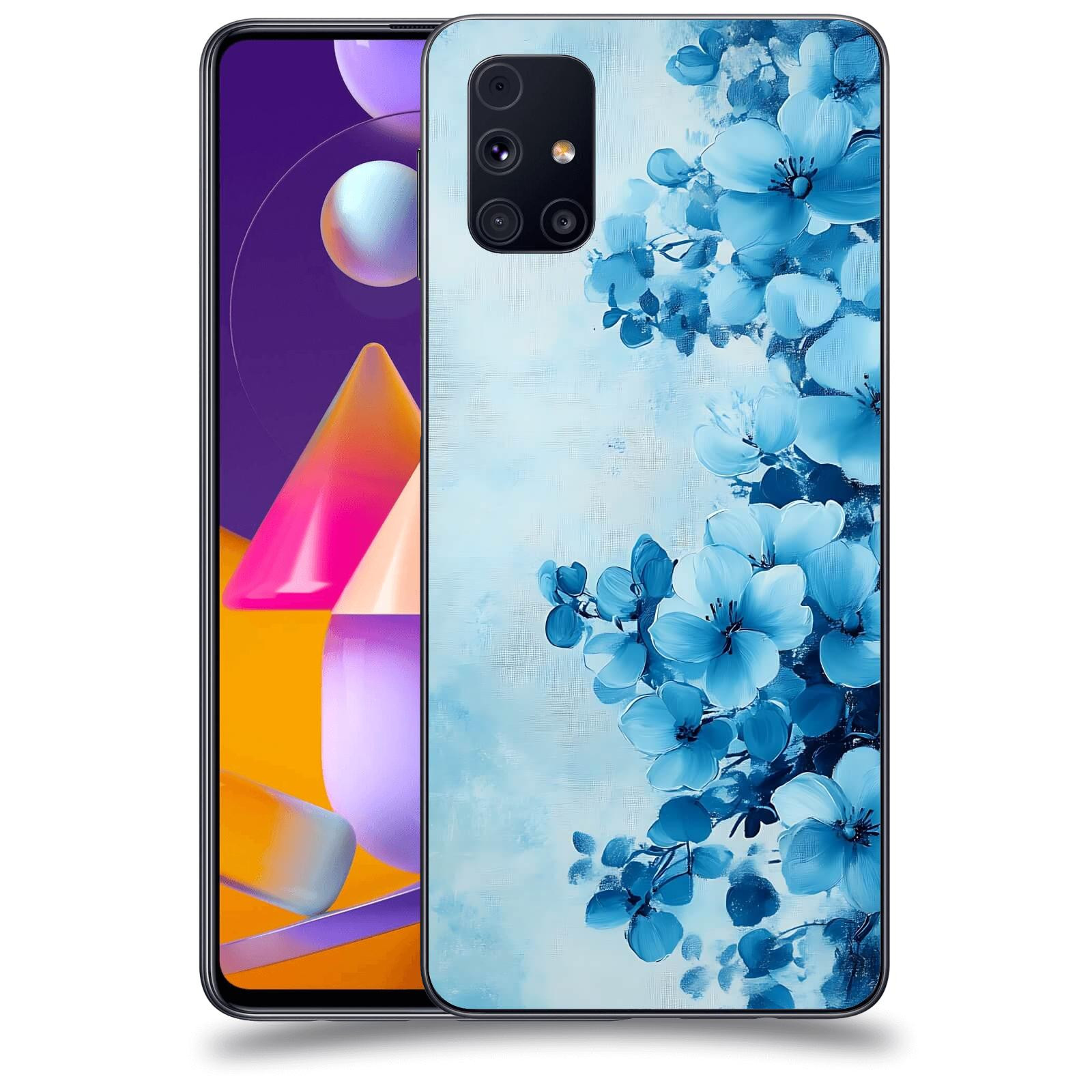 ACOVER Kryt na mobil Samsung Galaxy M31s - Květinová malba