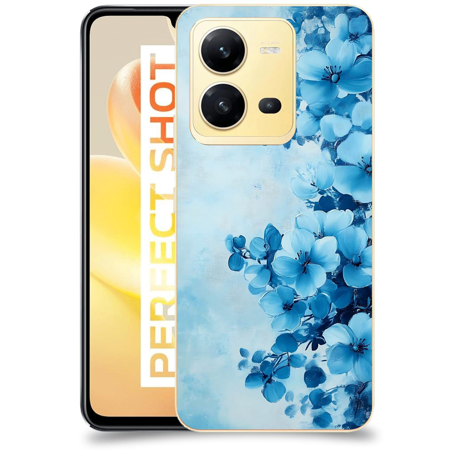 ACOVER Kryt na mobil Vivo X80 Lite - Květinová malba