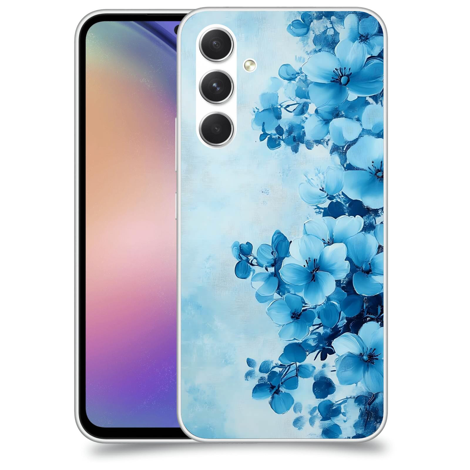 ACOVER Kryt na mobil Samsung Galaxy M54 5G - Květinová malba