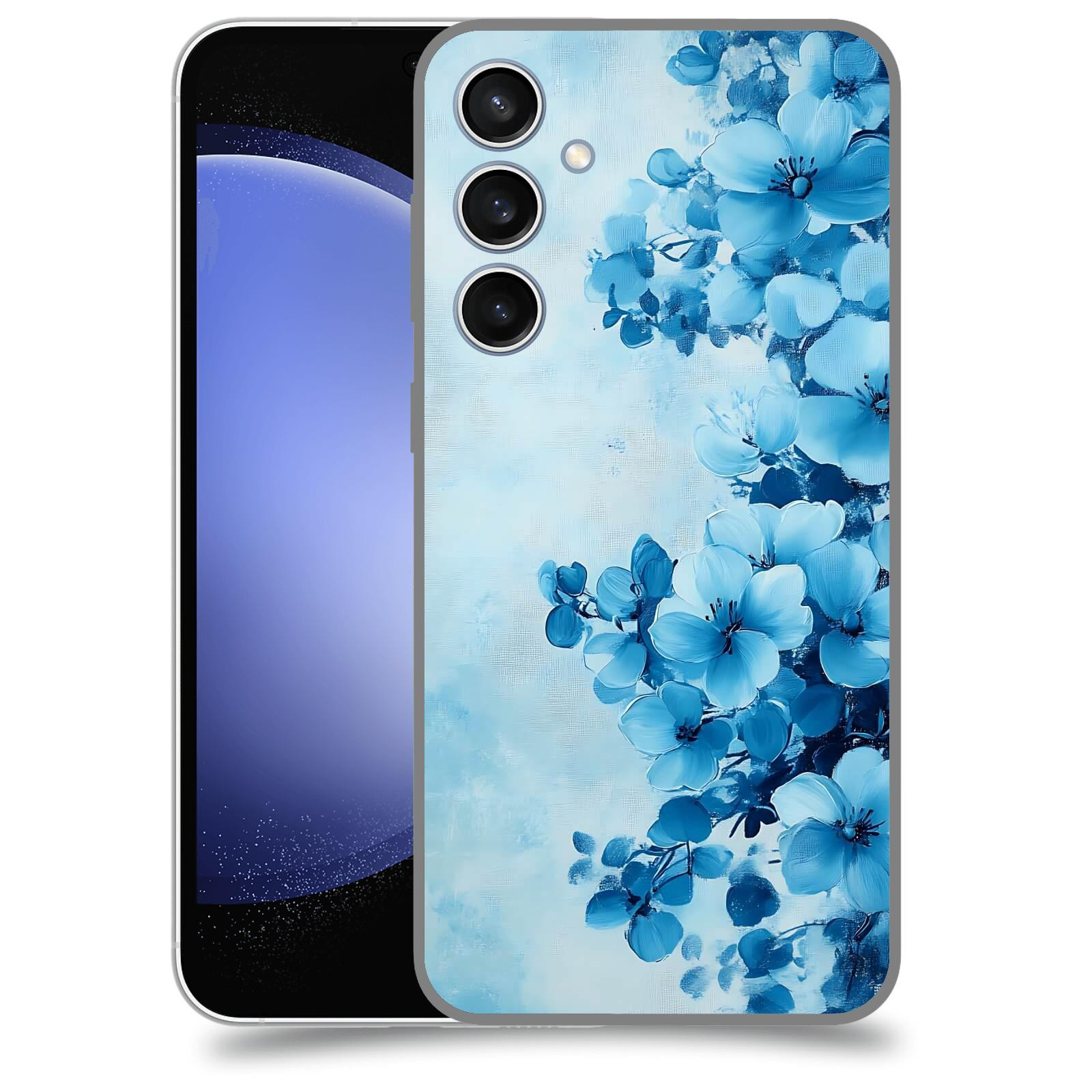 ACOVER Kryt na mobil Samsung Galaxy S23 FE - Květinová malba