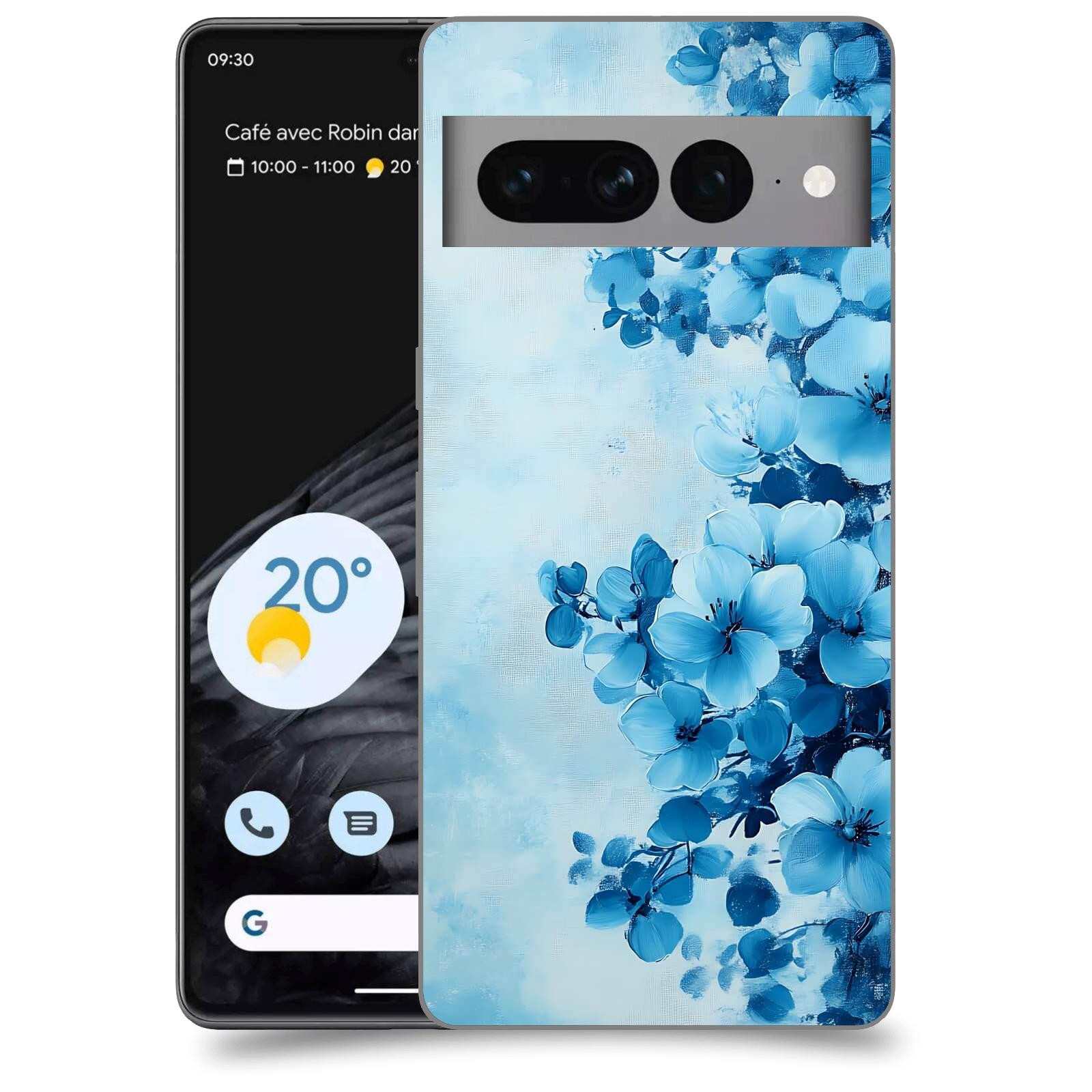 ACOVER Kryt na mobil Google pixel 7 pro - Květinová malba