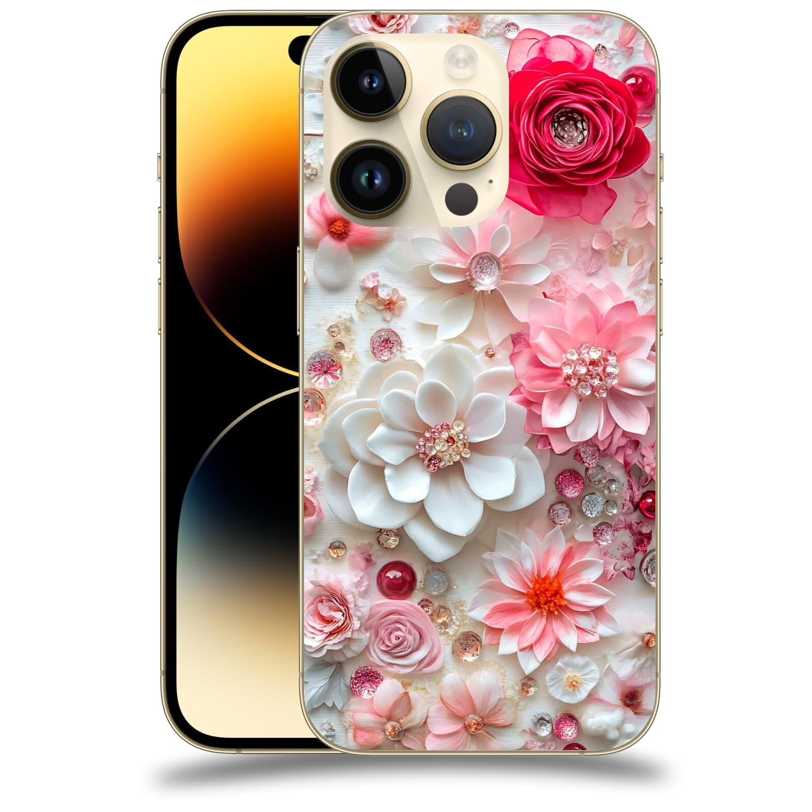 ACOVER Kryt na mobil Apple iPhone 14 Pro - Květinový luxus