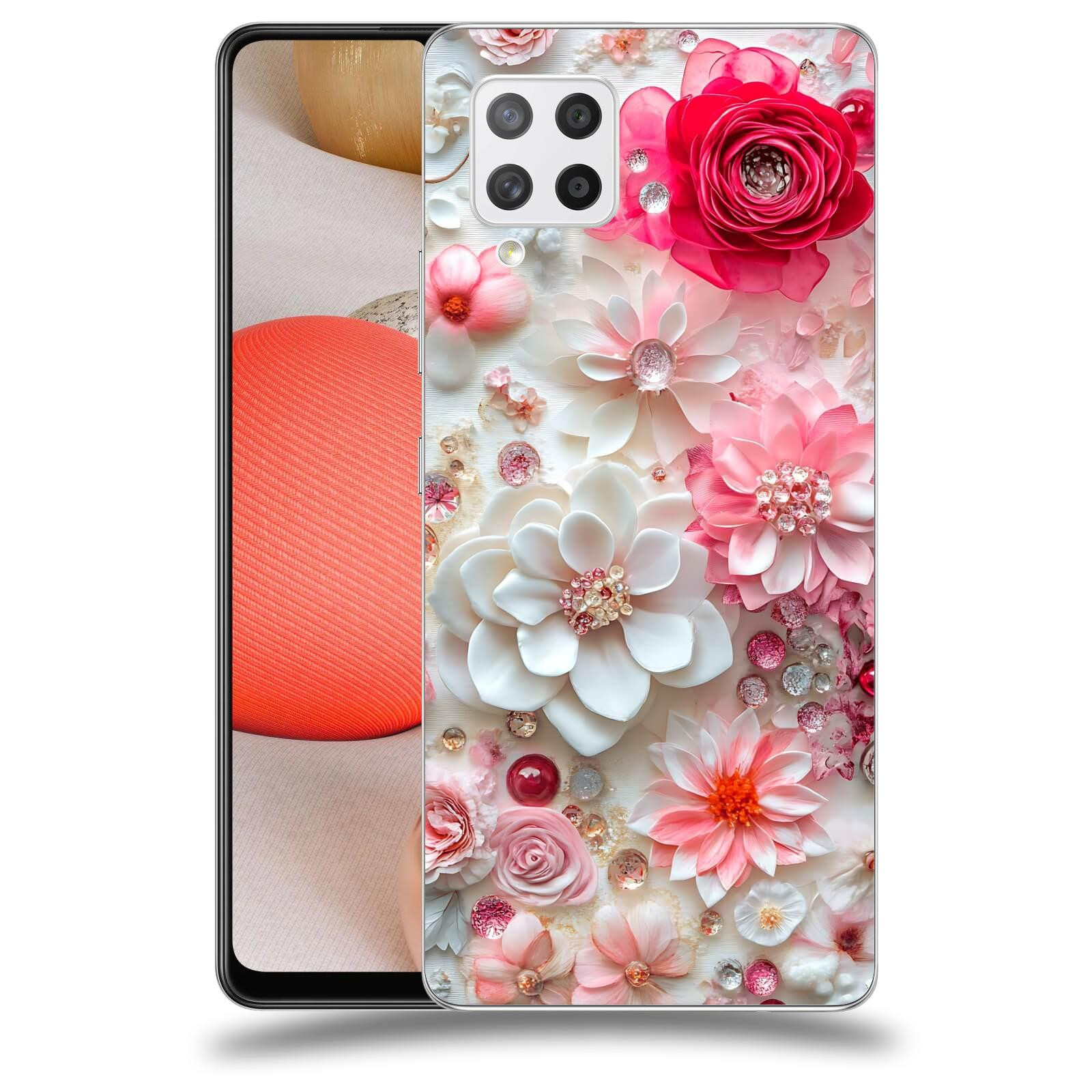 ACOVER Kryt na mobil Samsung Galaxy A42 A426B - Květinový luxus