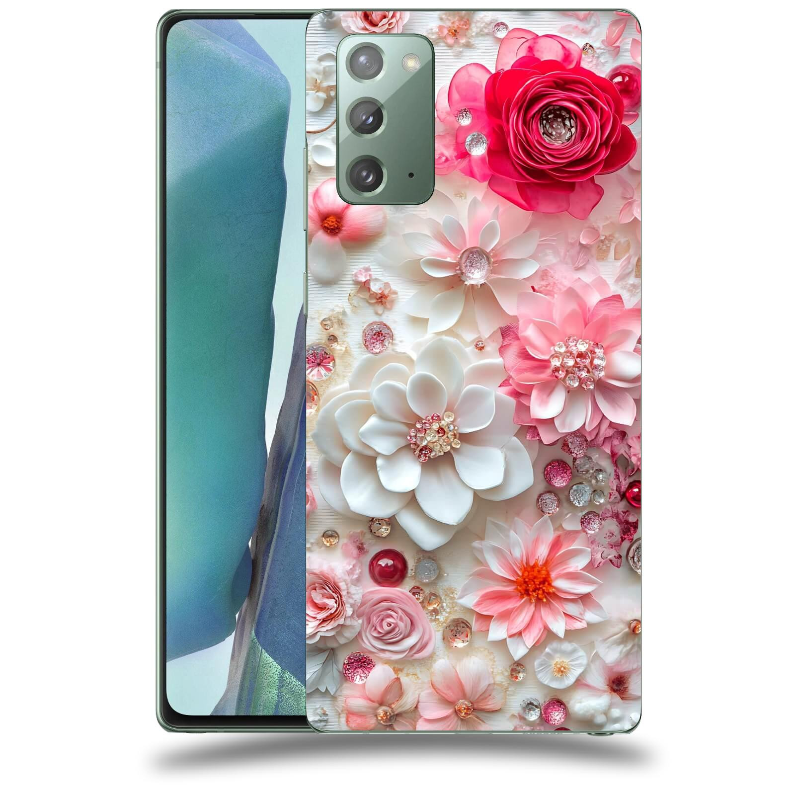 ACOVER Kryt na mobil Samsung Galaxy Note 20 - Květinový luxus
