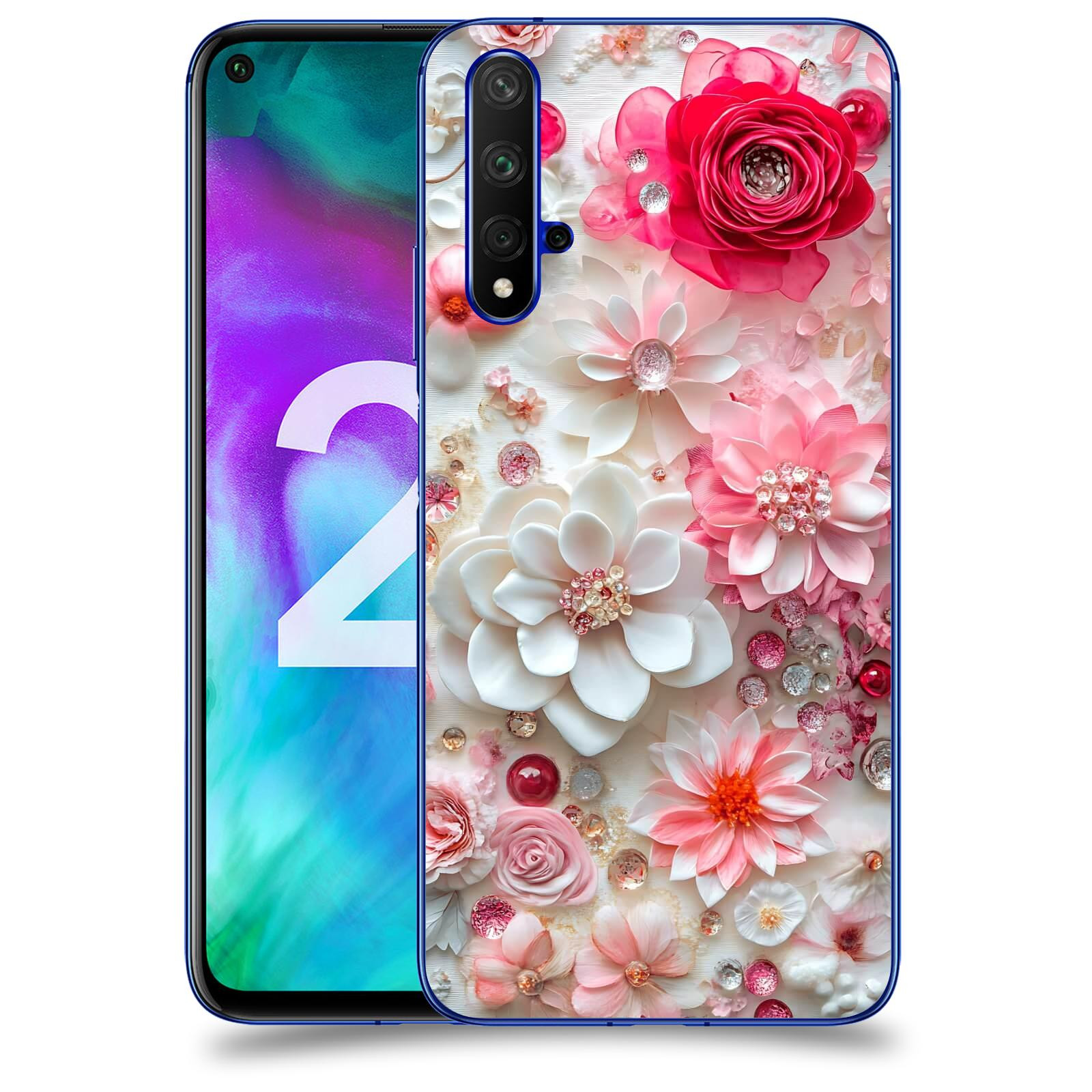 ACOVER Kryt na mobil Honor 20 - Květinový luxus