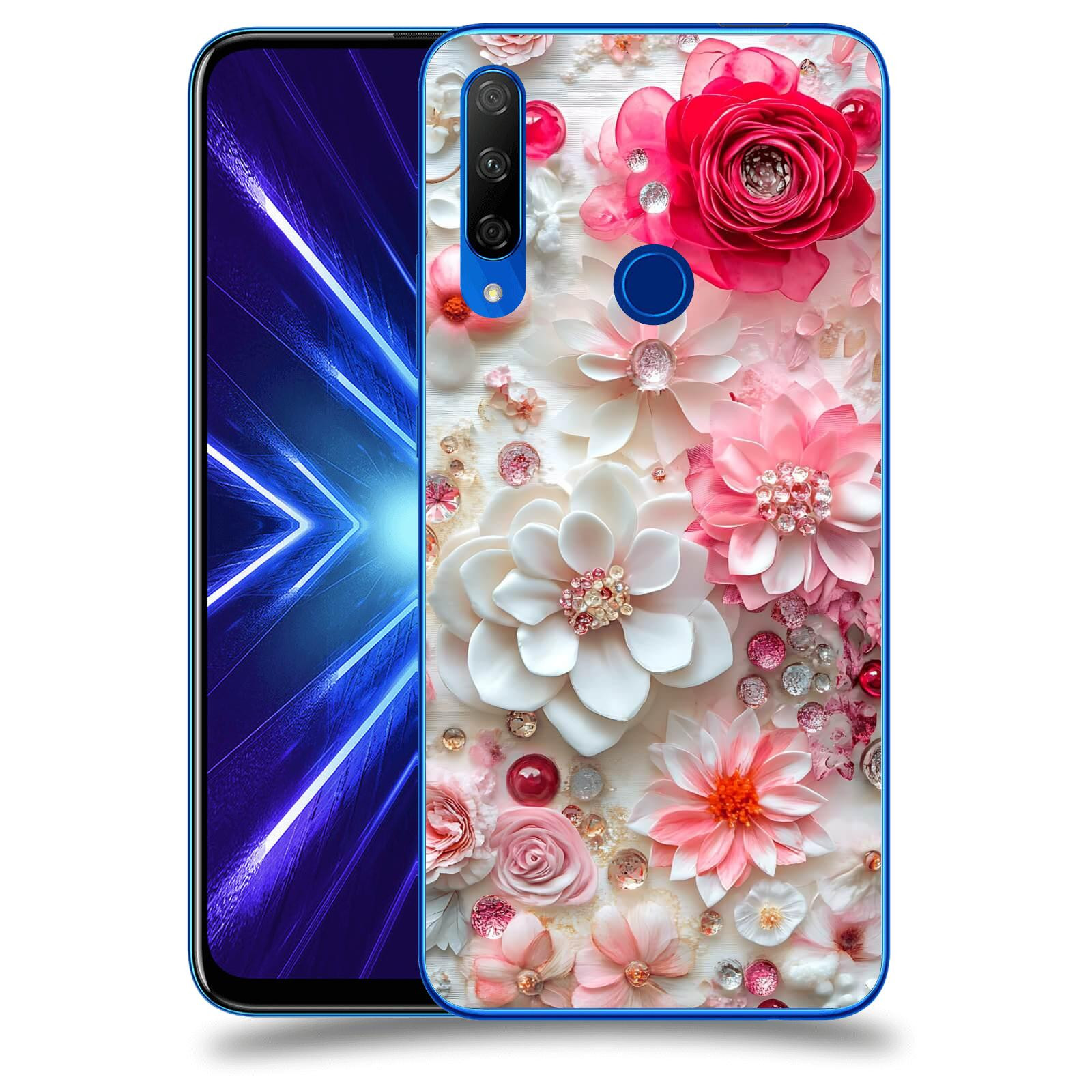 ACOVER Kryt na mobil Honor 9X - Květinový luxus