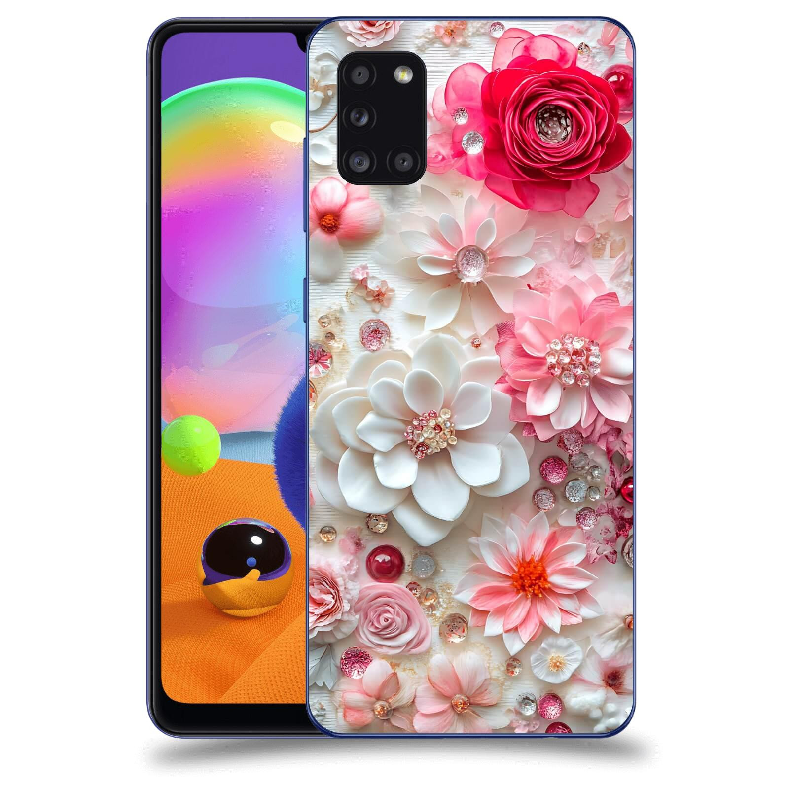 ACOVER Kryt na mobil Samsung Galaxy A31 A315F - Květinový luxus