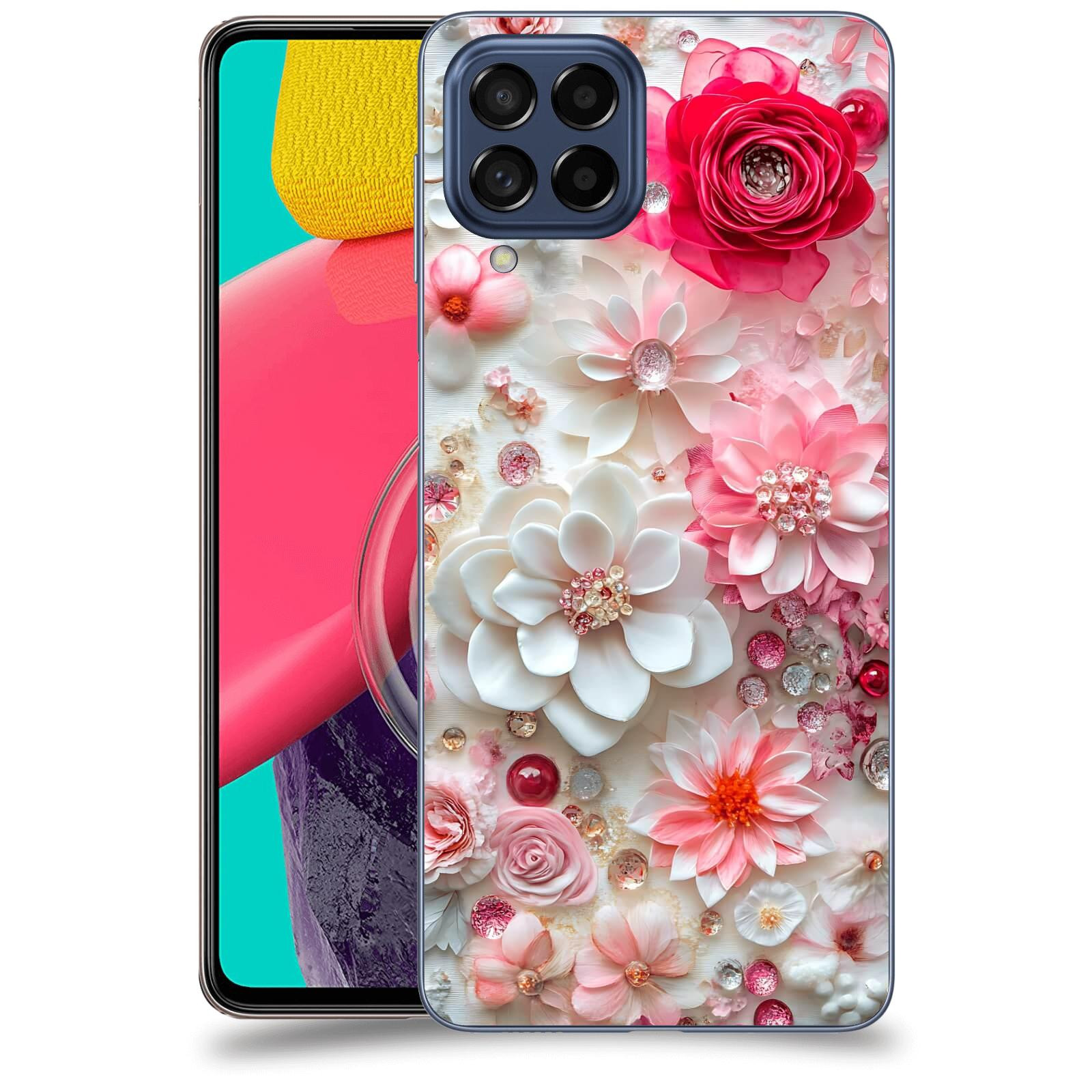 ACOVER Kryt na mobil Samsung Galaxy M53 5G - Květinový luxus