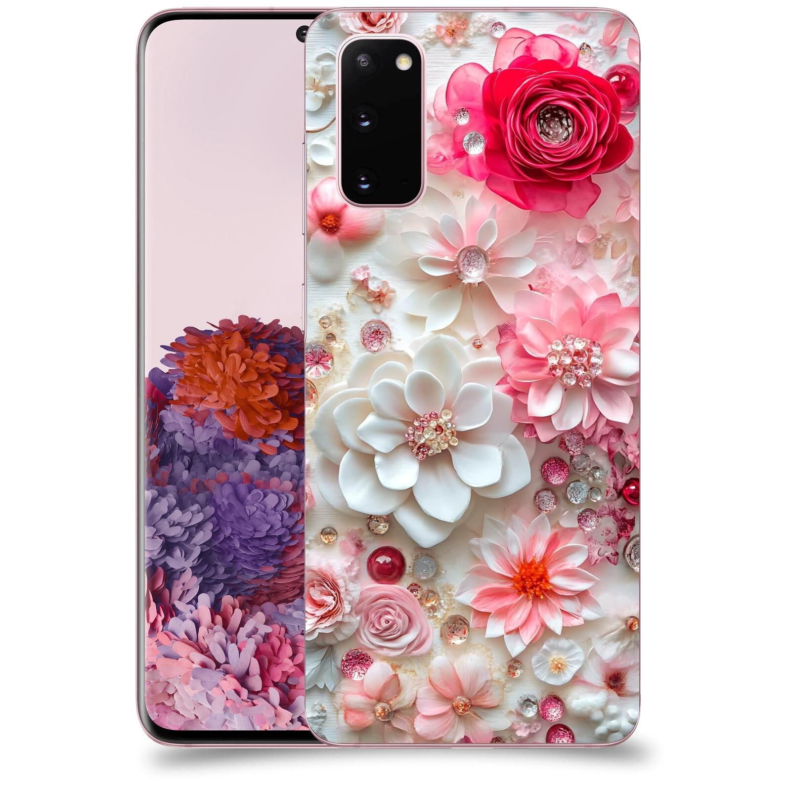 ACOVER Kryt na mobil Samsung Galaxy S20 G980F - Květinový luxus