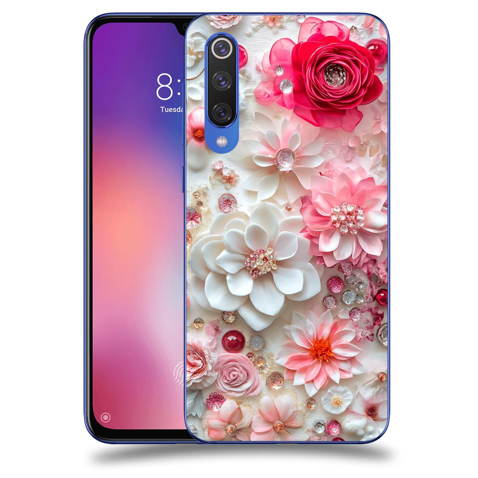 ACOVER Kryt na mobil Xiaomi Mi 9 SE - Květinový luxus