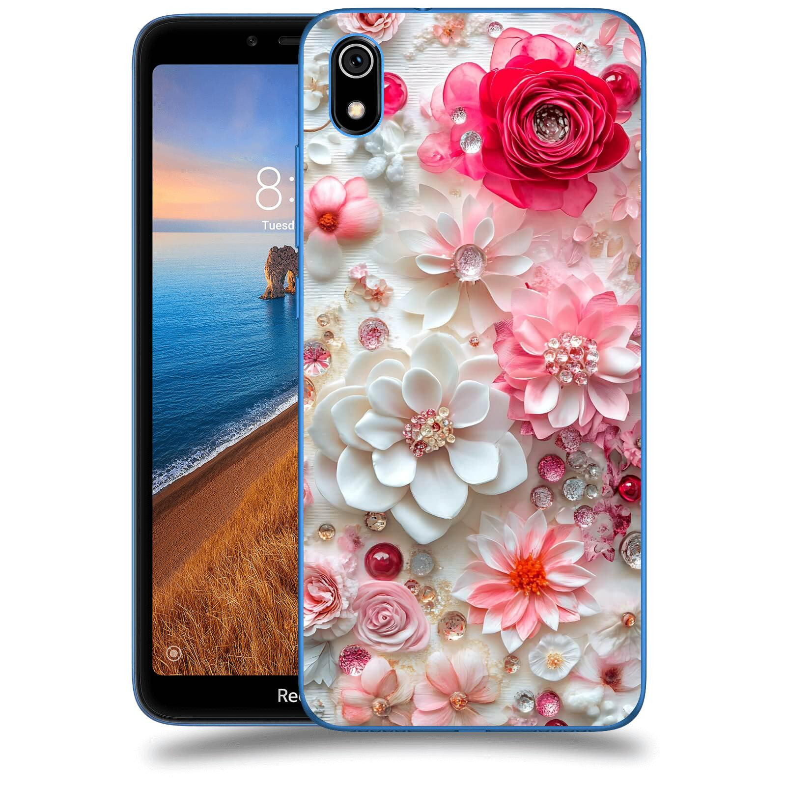 ACOVER Kryt na mobil Xiaomi Redmi 7A - Květinový luxus