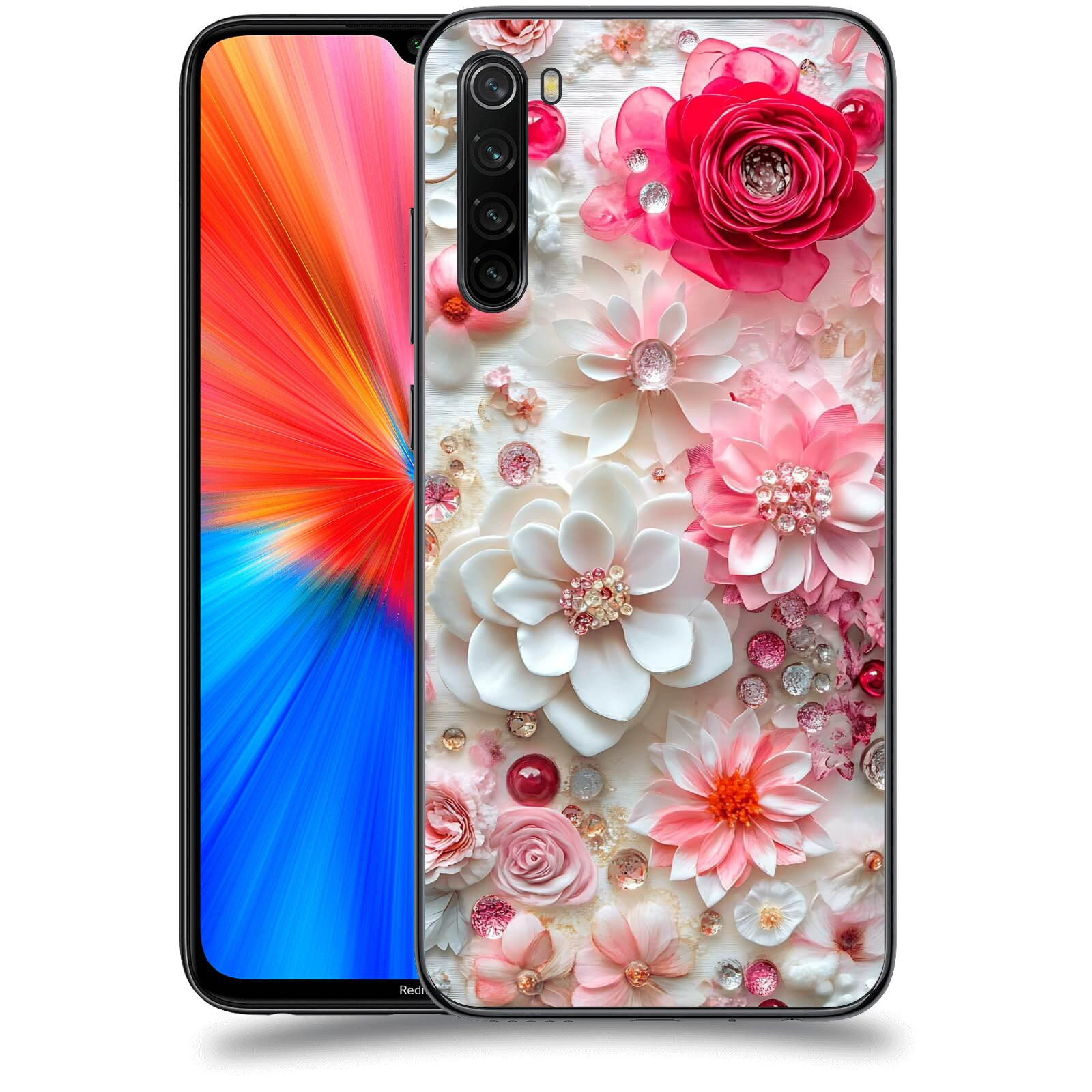 ACOVER Kryt na mobil Xiaomi Redmi Note 8 - Květinový luxus