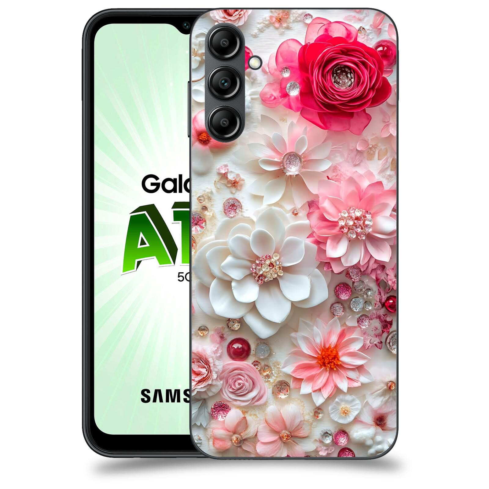 ACOVER Kryt na mobil Samsung Galaxy A14 5G - Květinový luxus