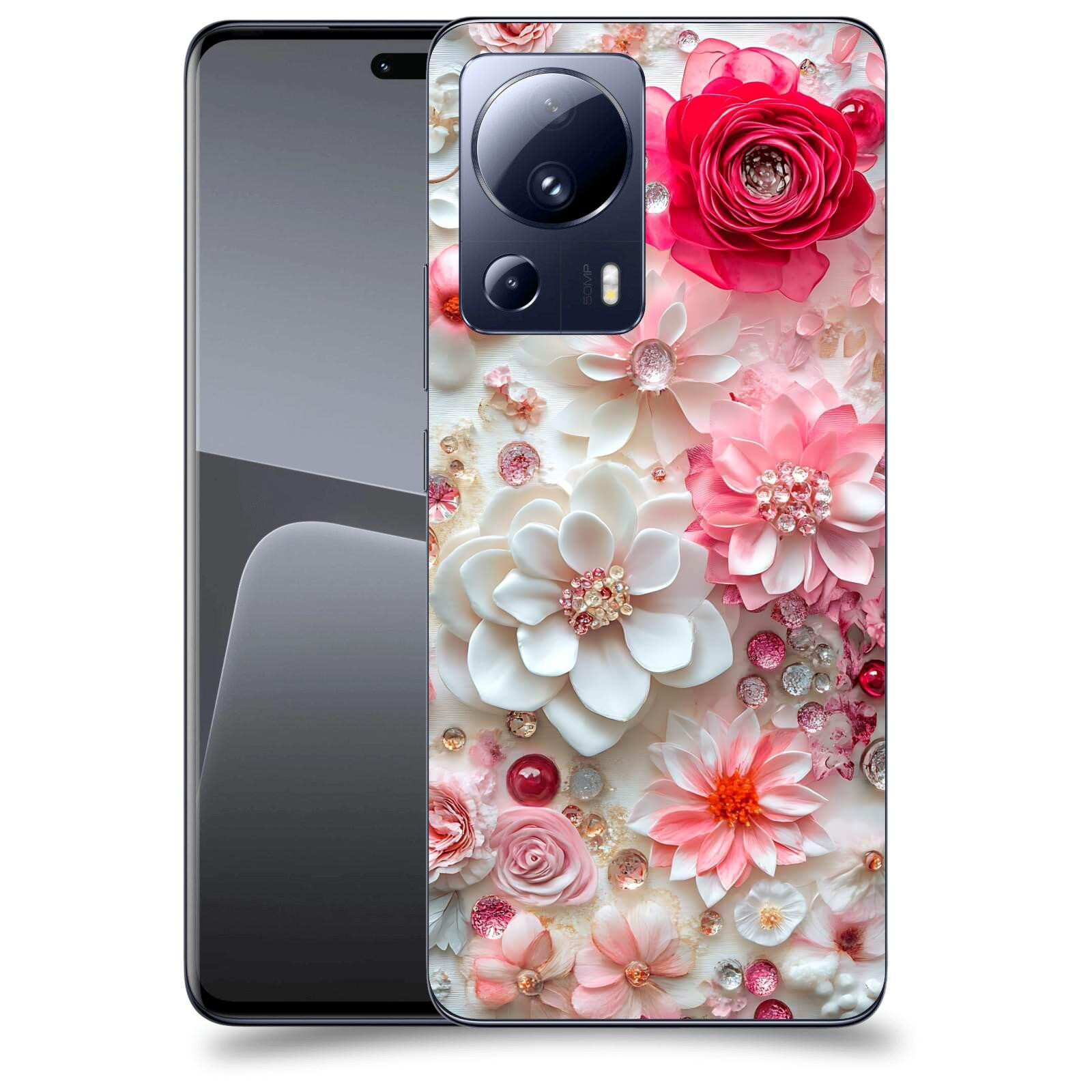 ACOVER Kryt na mobil Xiaomi 13 Lite - Květinový luxus