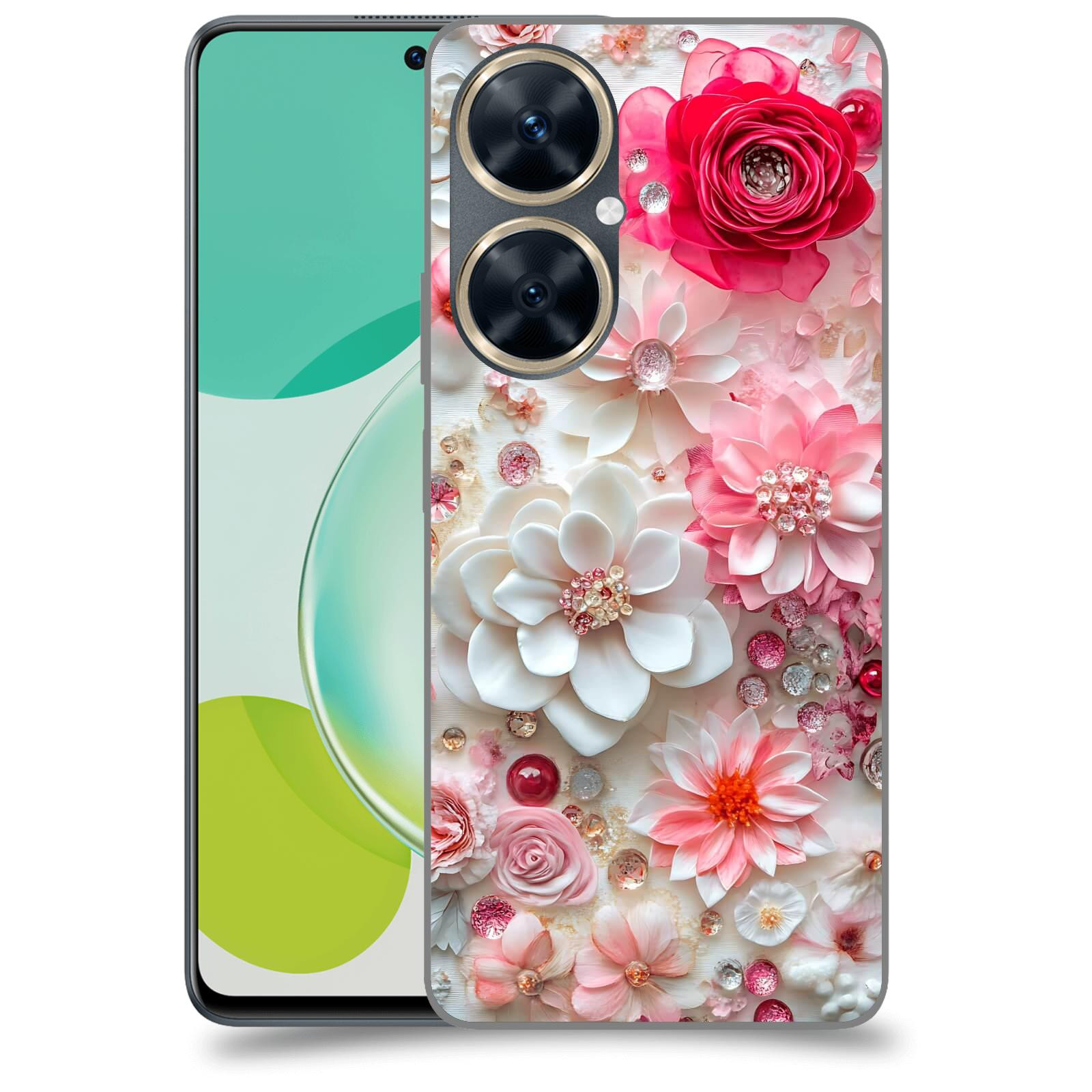 ACOVER Kryt na mobil HUAWEI Nova 11 - Květinový luxus
