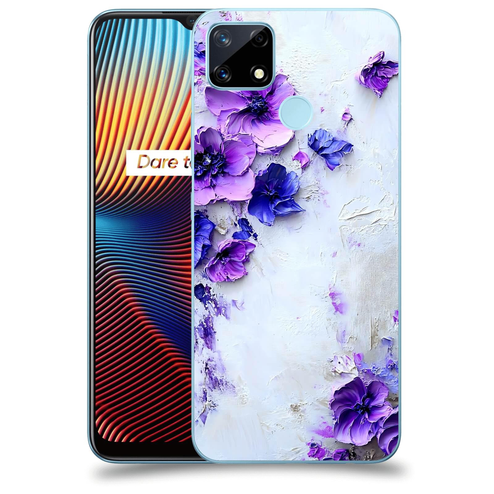 ACOVER Kryt na mobil Realme 7i - Malířská něha