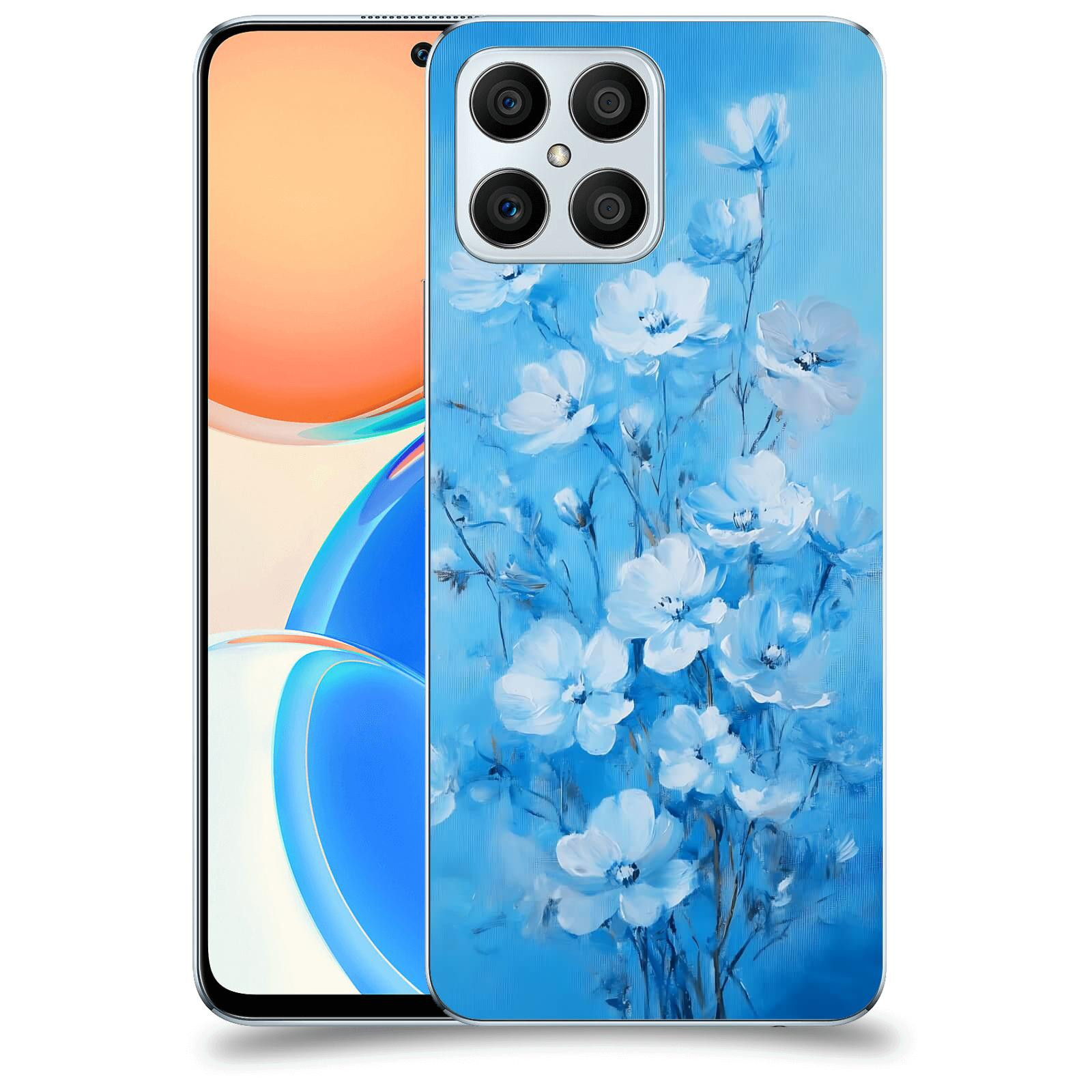 ACOVER Kryt na mobil Honor X8 5G - Modrá ilustrace