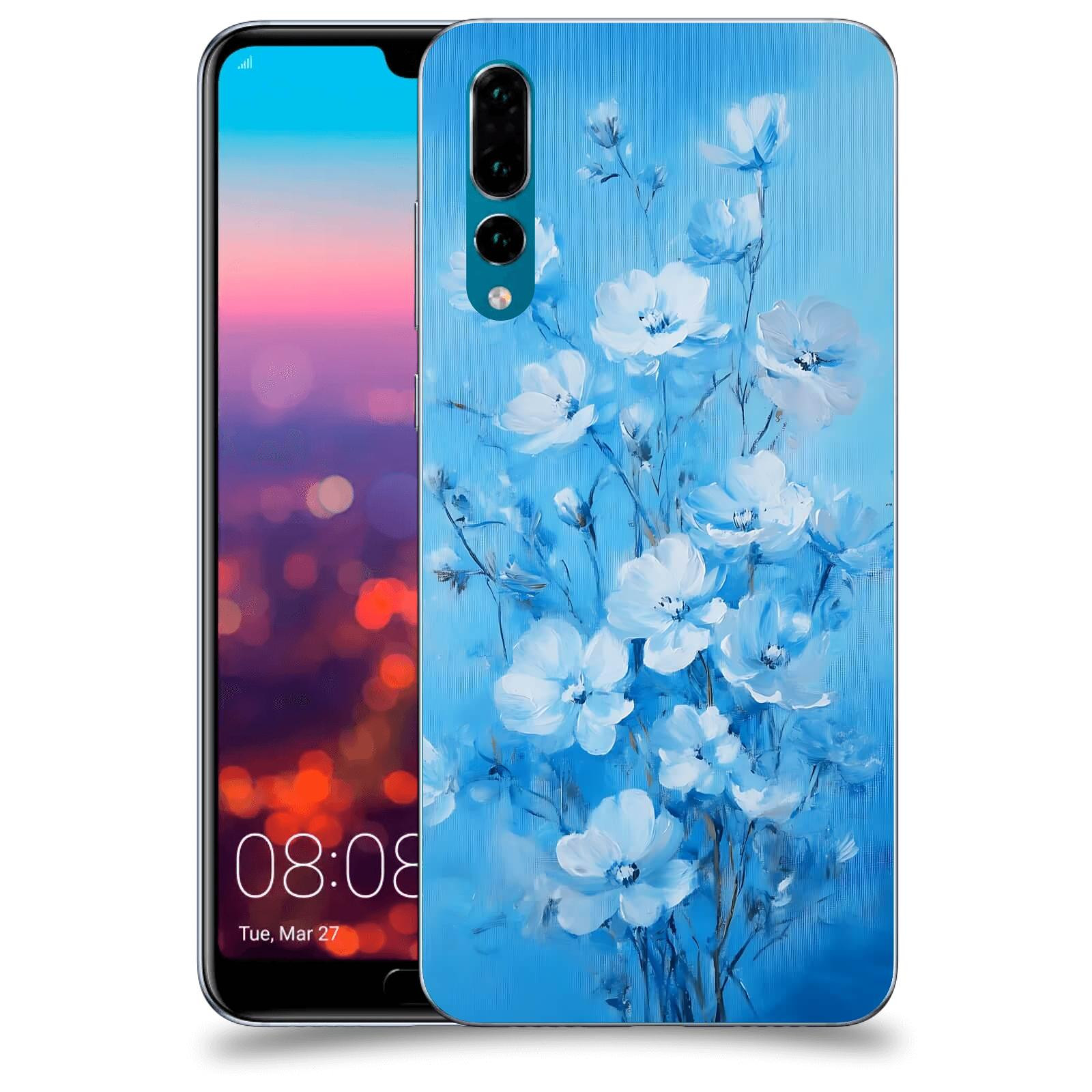 ACOVER Kryt na mobil Huawei P20 Pro - Modrá ilustrace
