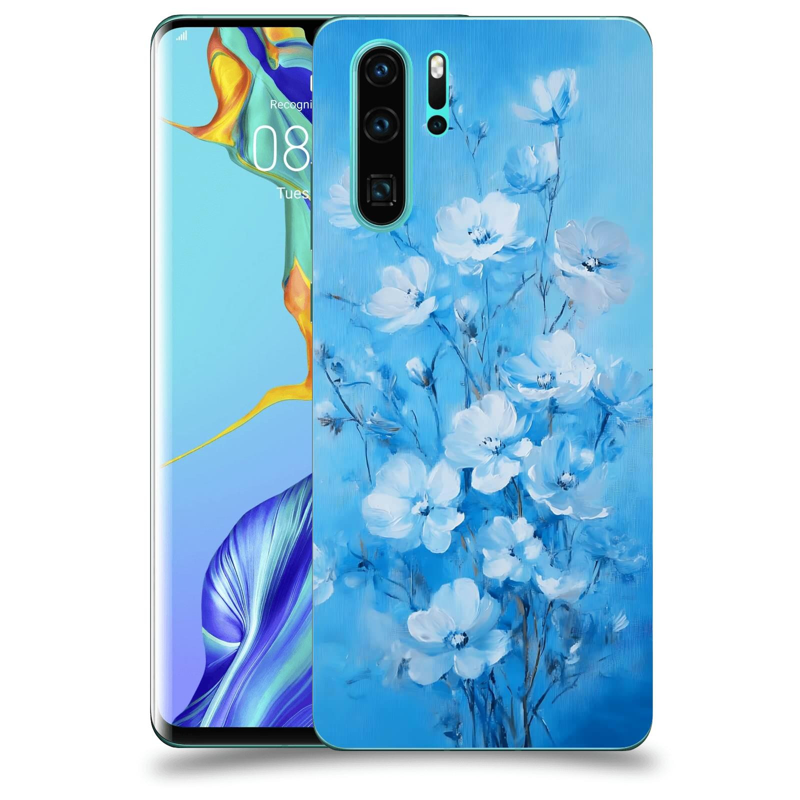 ACOVER Kryt na mobil Huawei P30 Pro - Modrá ilustrace