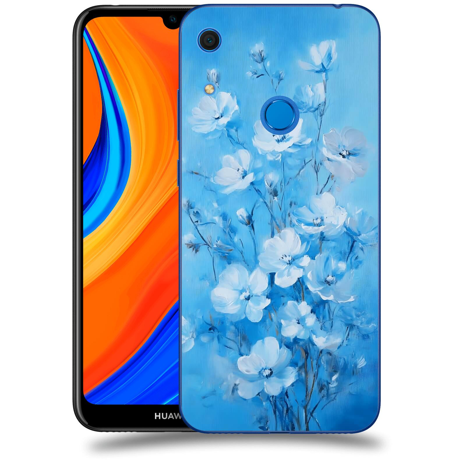 ACOVER Kryt na mobil Huawei Y6S - Modrá ilustrace