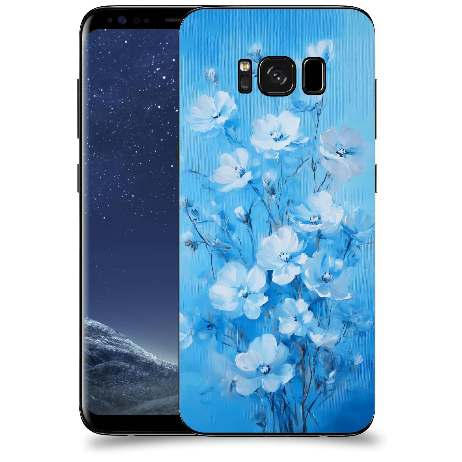 ACOVER Kryt na mobil Samsung Galaxy S8 G950F - Modrá ilustrace