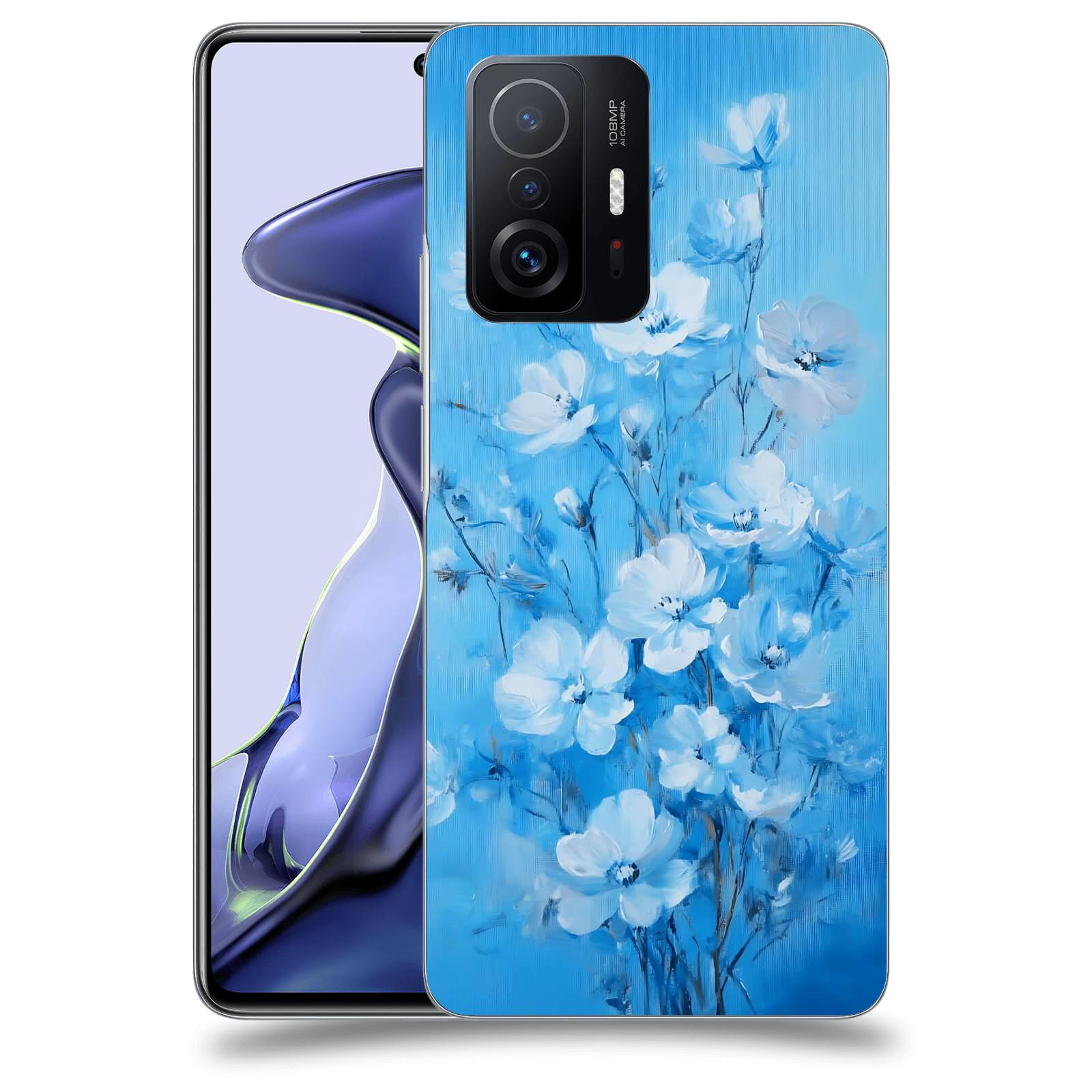 ACOVER Kryt na mobil Xiaomi 11T - Modrá ilustrace