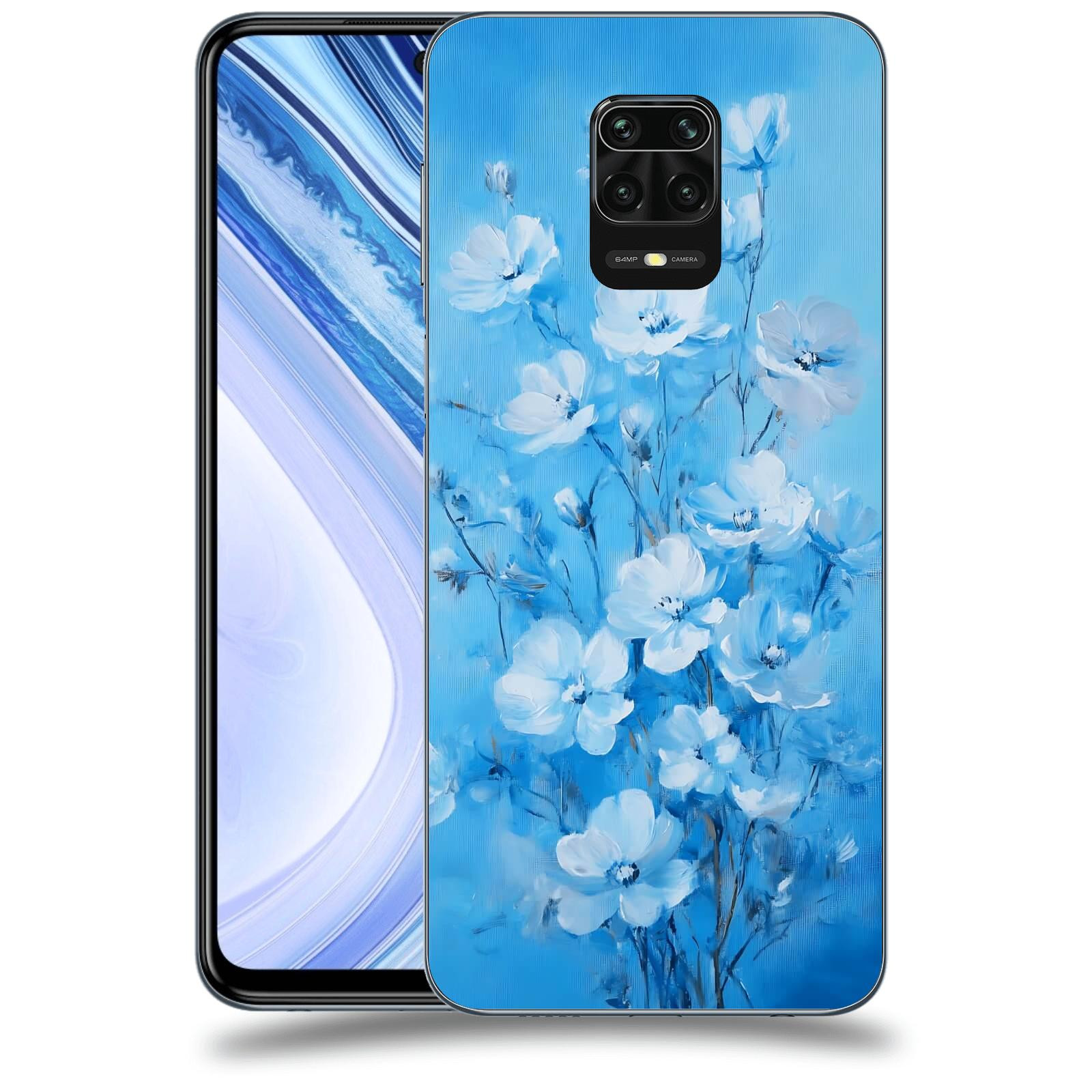 ACOVER Kryt na mobil Xiaomi Redmi Note 9 Pro - Modrá ilustrace