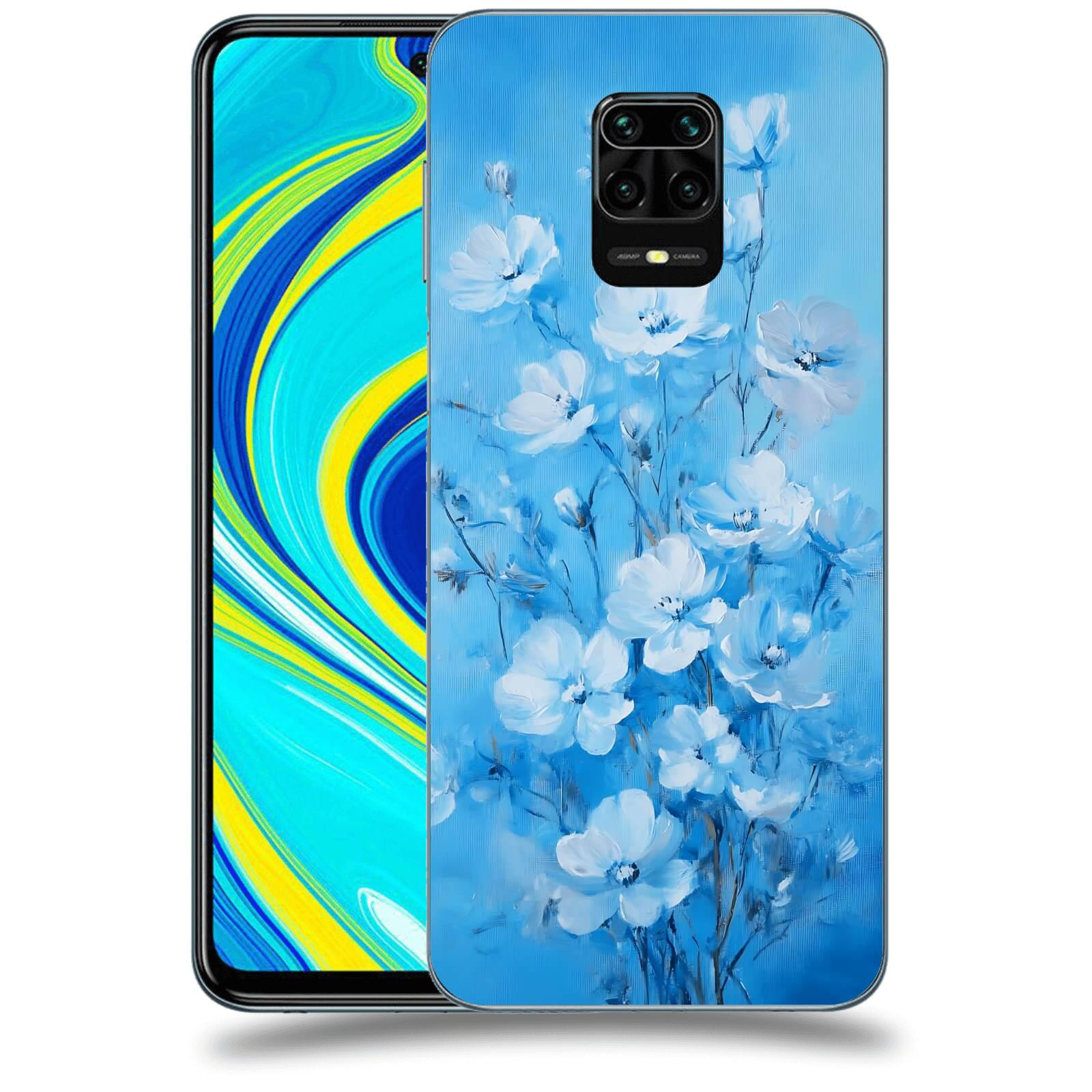 ACOVER Kryt na mobil Xiaomi Redmi Note 9S - Modrá ilustrace
