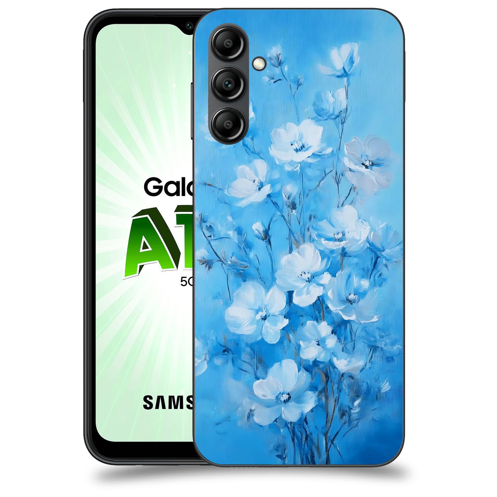 ACOVER Kryt na mobil Samsung Galaxy A14 5G - Modrá ilustrace