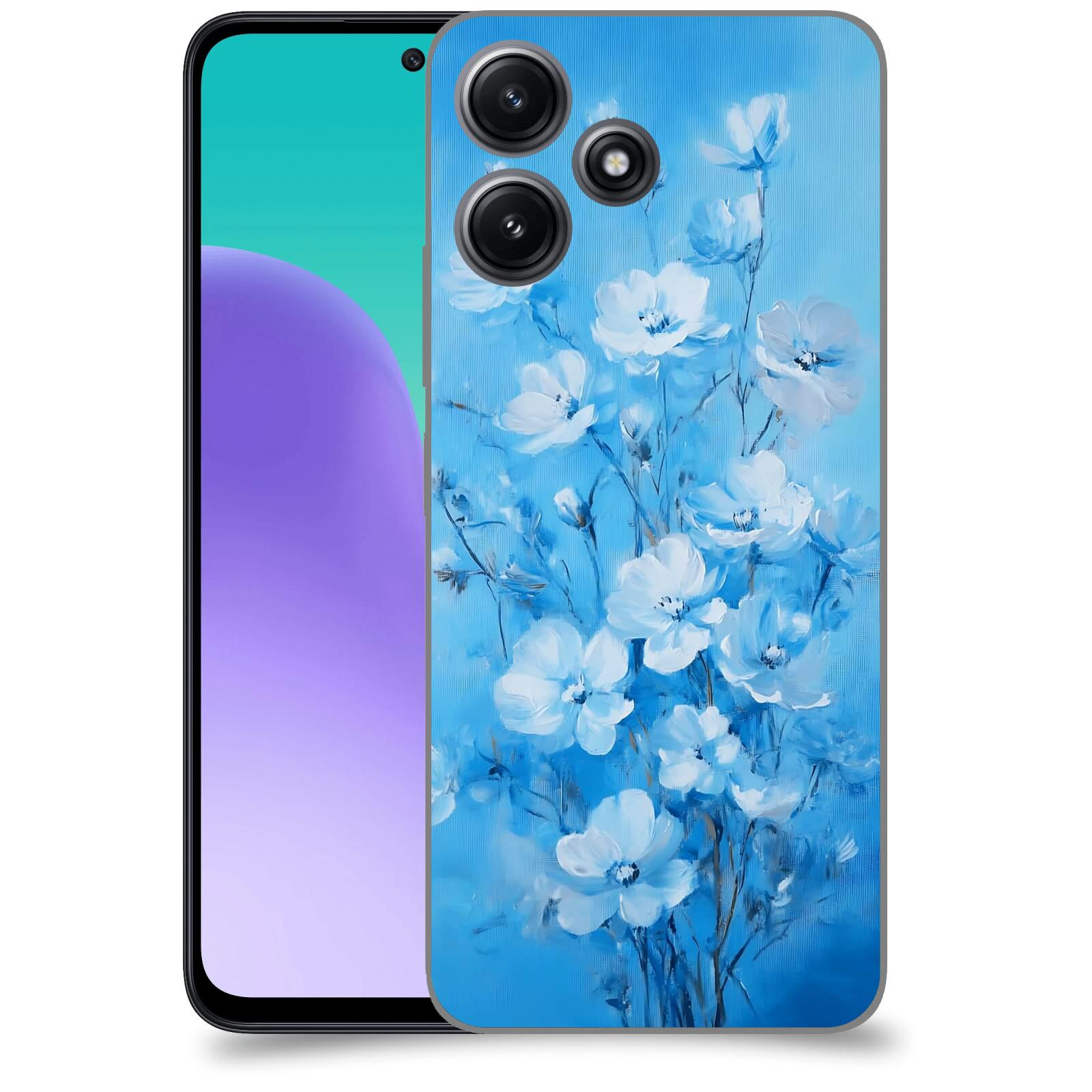 ACOVER Kryt na mobil Xiaomi Redmi 12 5G - Modrá ilustrace
