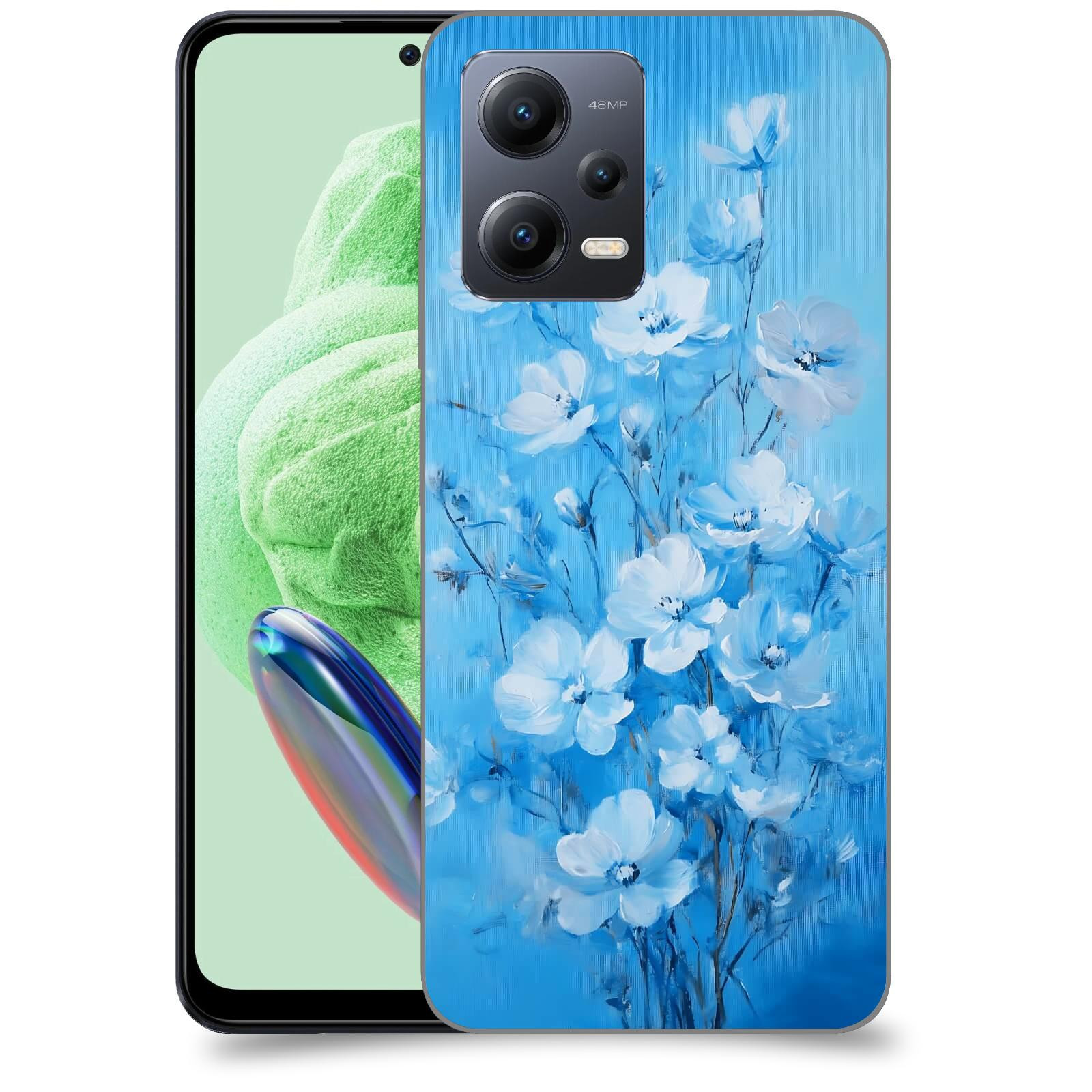ACOVER Kryt na mobil Xiaomi Redmi Note 12 PRO 5G - Modrá ilustrace