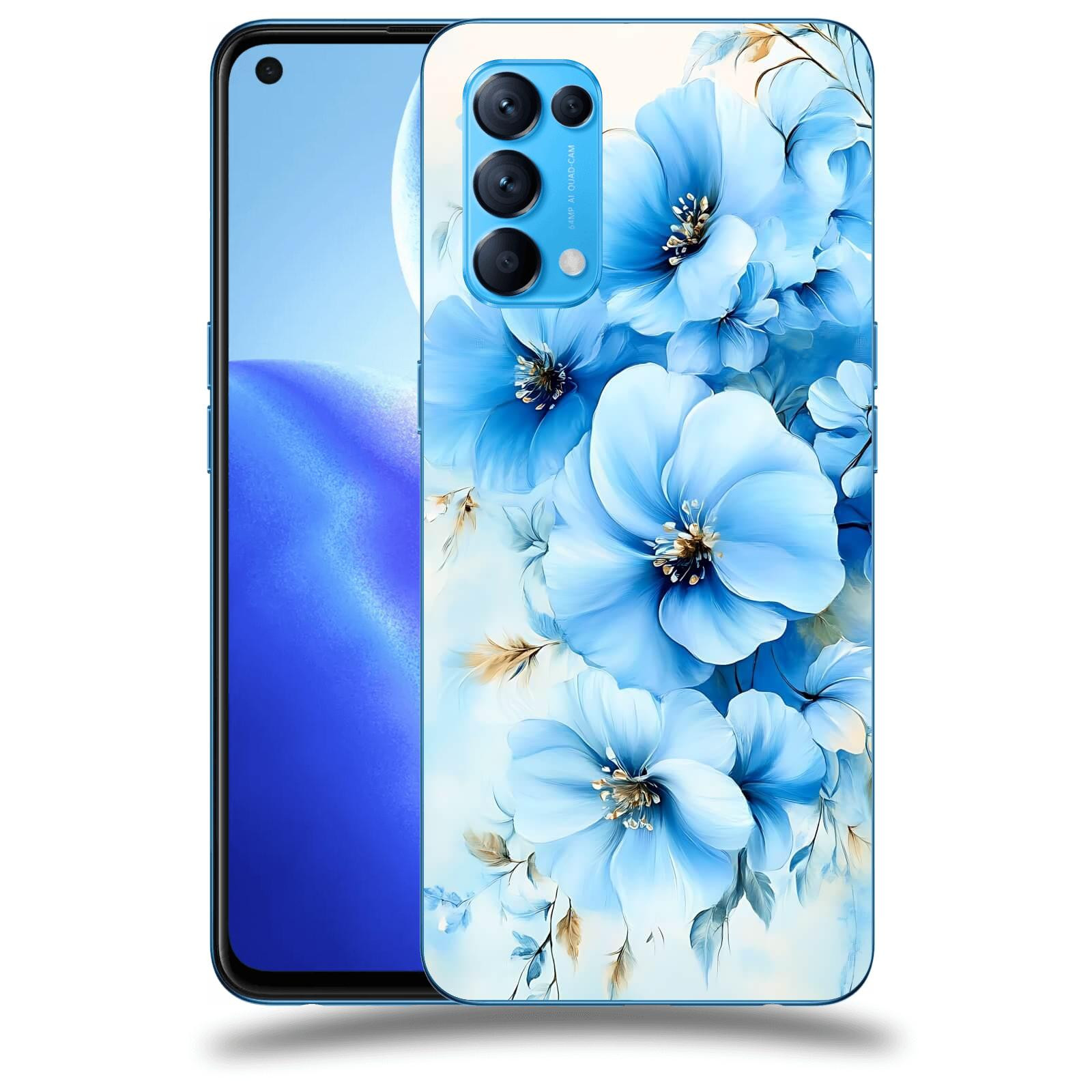 ACOVER Kryt na mobil OPPO Reno 5 5G - Nebeská harmonie