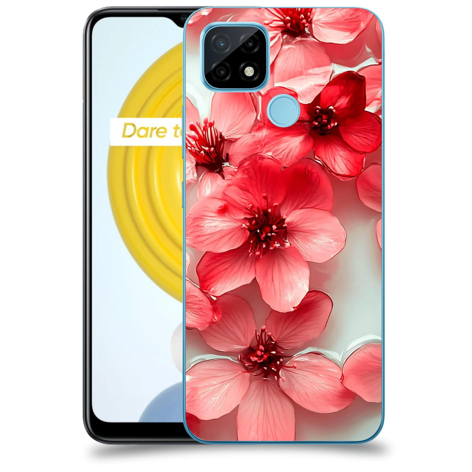 ACOVER Kryt na mobil Realme C21 - Něžná svěžest