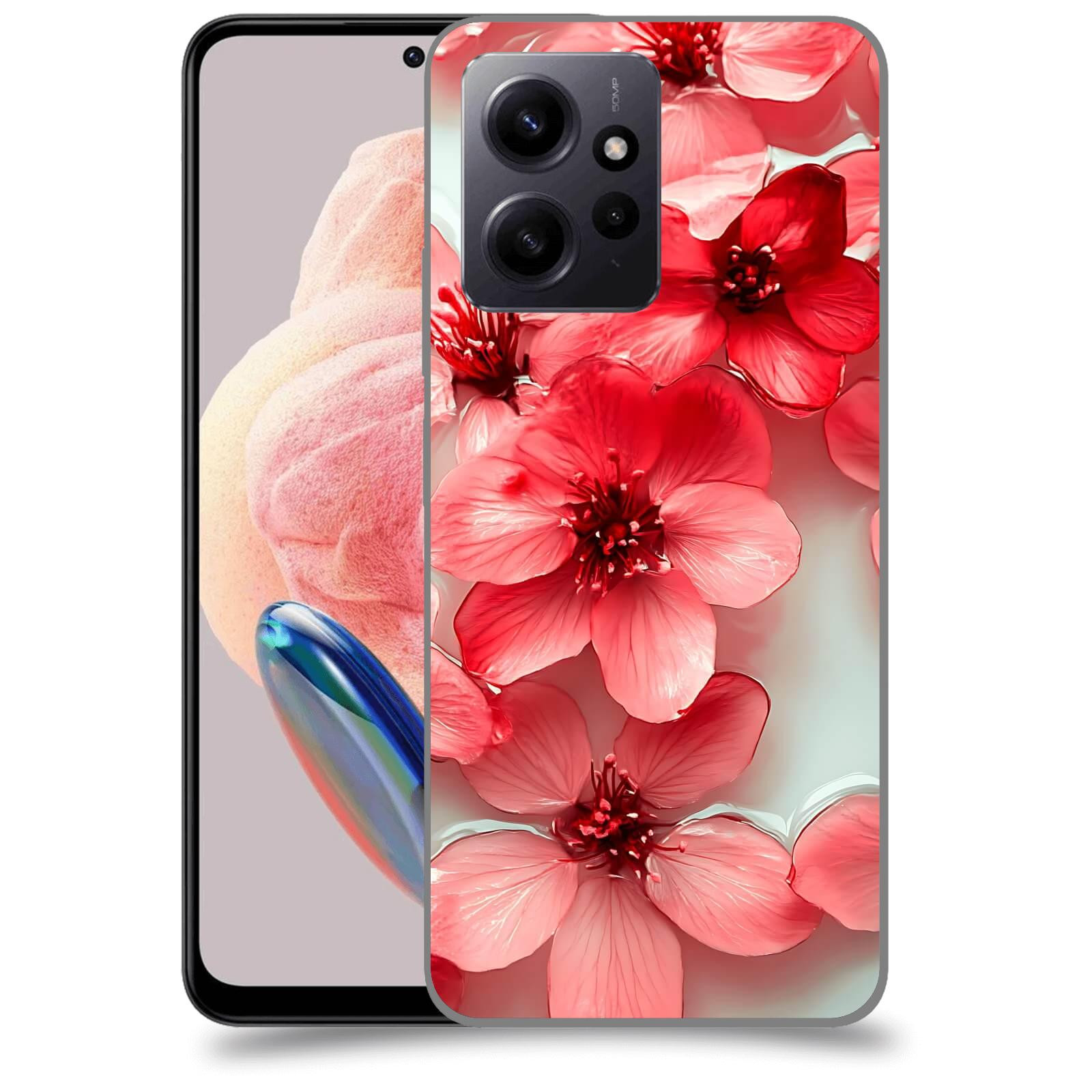 ACOVER Kryt na mobil Xiaomi Redmi Note 12 4G - Něžná svěžest