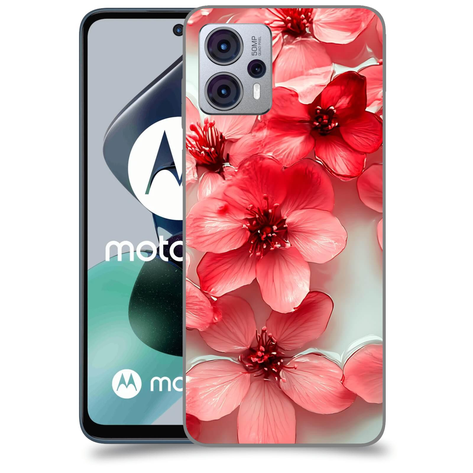 ACOVER Kryt na mobil Motorola Moto G23 - Něžná svěžest