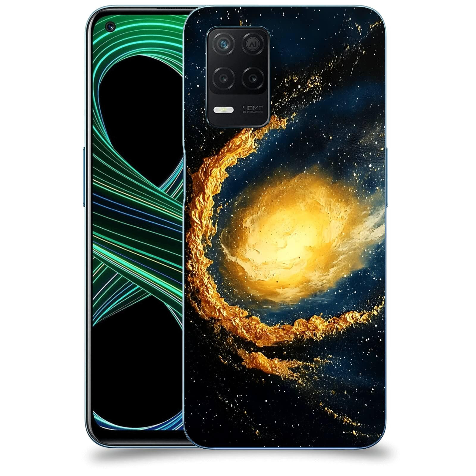 ACOVER Kryt na mobil Realme 8 5G - Noční obloha II