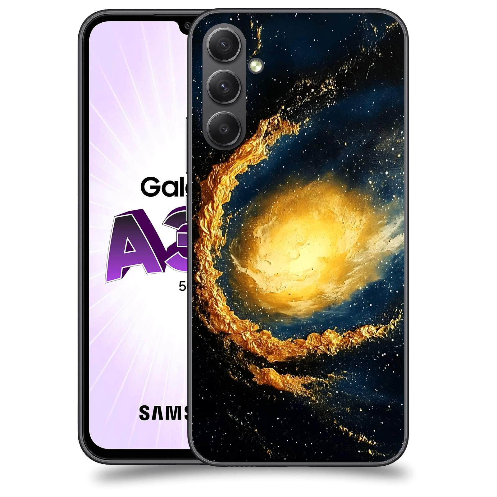 ACOVER Kryt na mobil Samsung Galaxy A34 - Noční obloha II