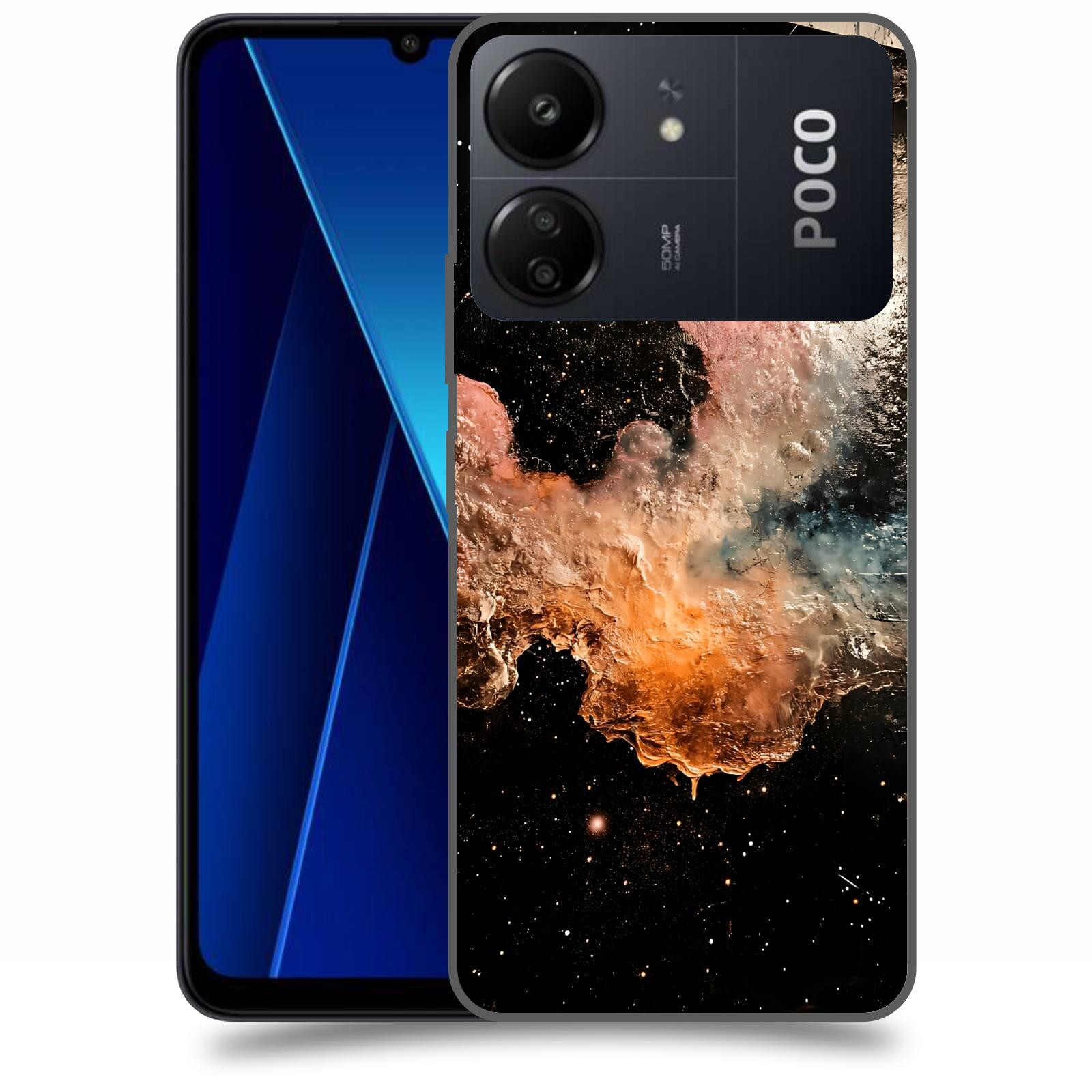 ACOVER Kryt na mobil Poco C65 - Noční obloha III