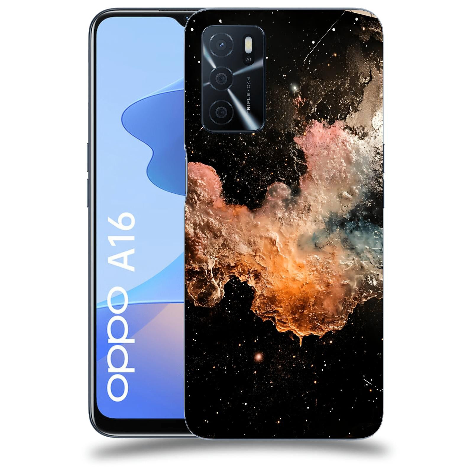 ACOVER Kryt na mobil OPPO A16 - Noční obloha III